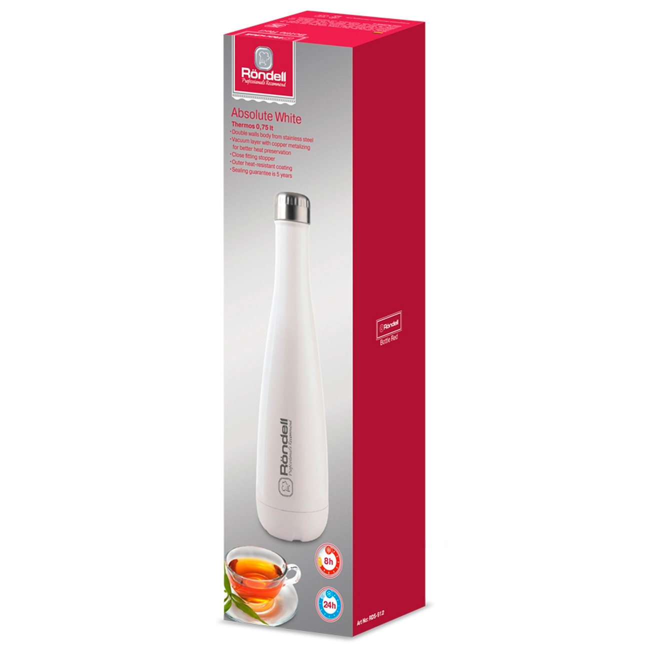 Термос Rondell Absloute White RDS-9120 0,75л