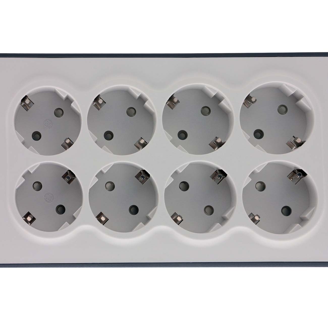 Сетевой фильтр Belkin 8 розеток/2xUSB, макс 900Дж 2м White (BSV804vf2M)