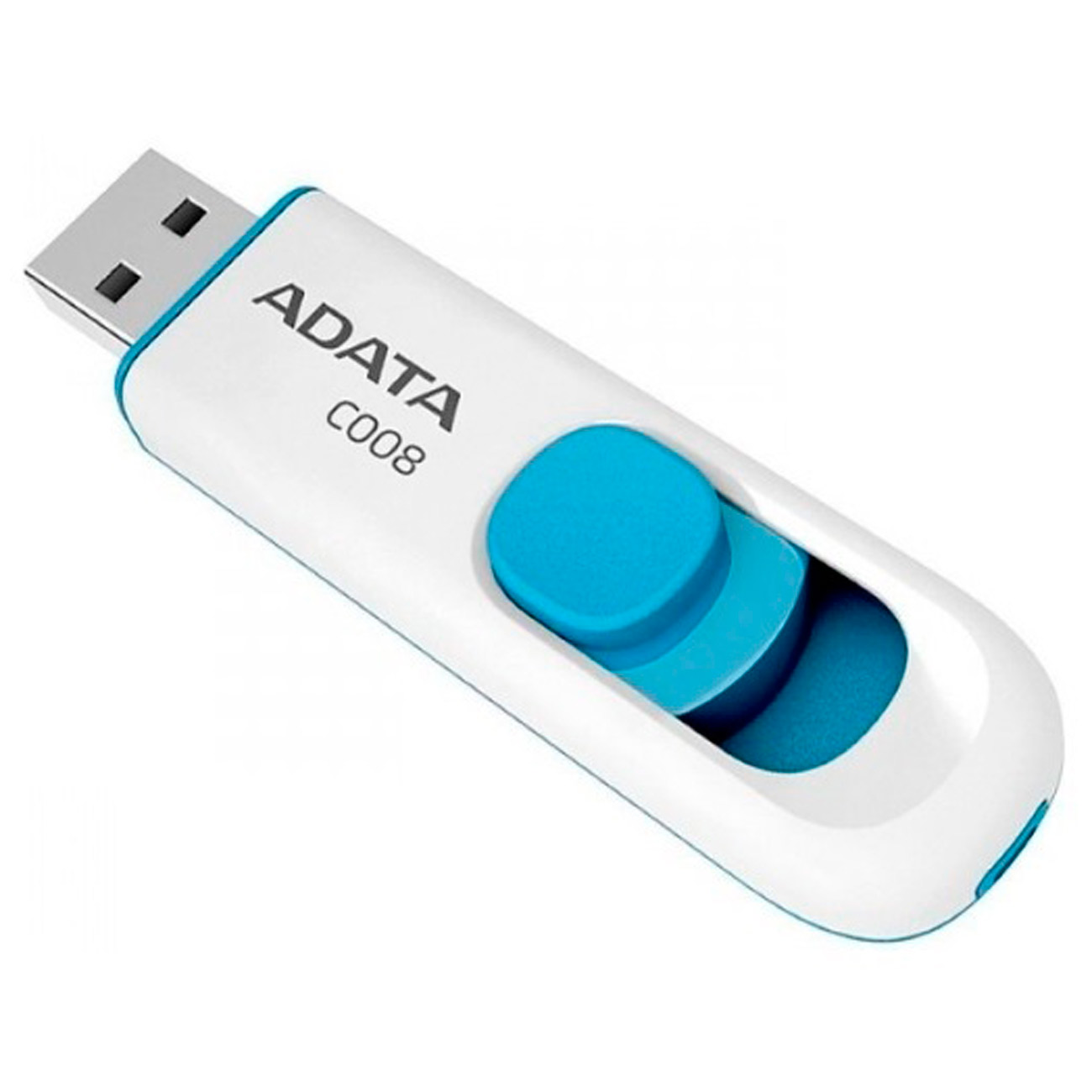 Флеш-диск ADATA 8Gb Classic C008 White Blue фото