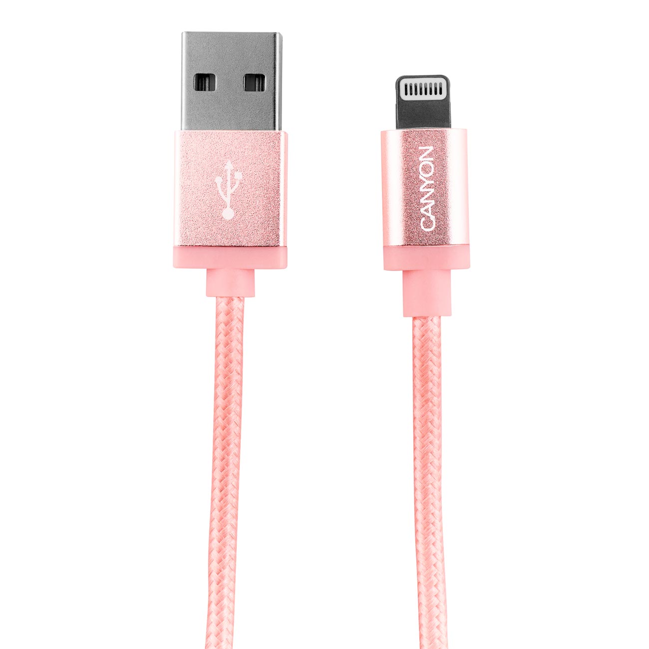 Кабель Canyon Lightning/USB2.0 MFI 1m Pink (CNS-MFIC3RG) фото
