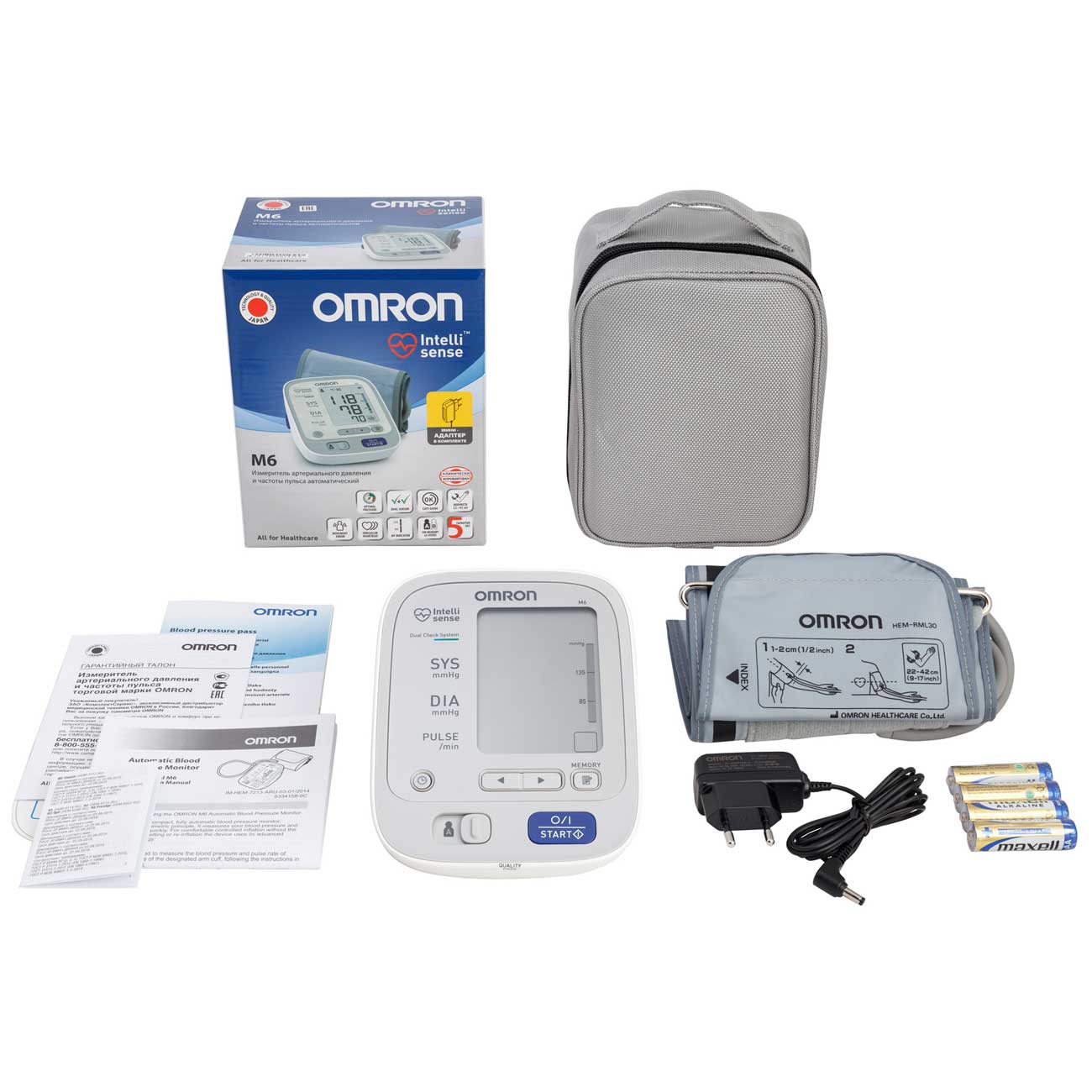 Тонометр OMRON M6 (HEM-7213-ARU)