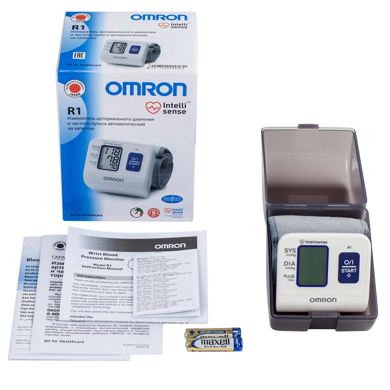 Тонометр OMRON R1 (HEM-6114-RU)