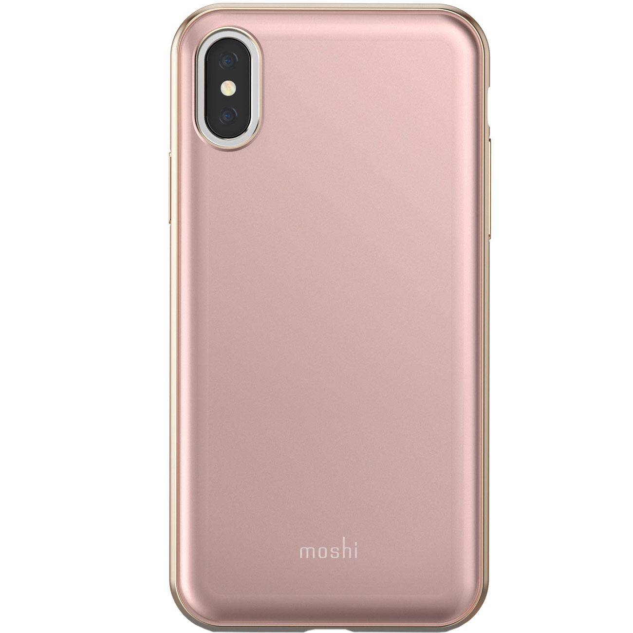 Чехол Moshi iGlaze для iPhone XS розовый