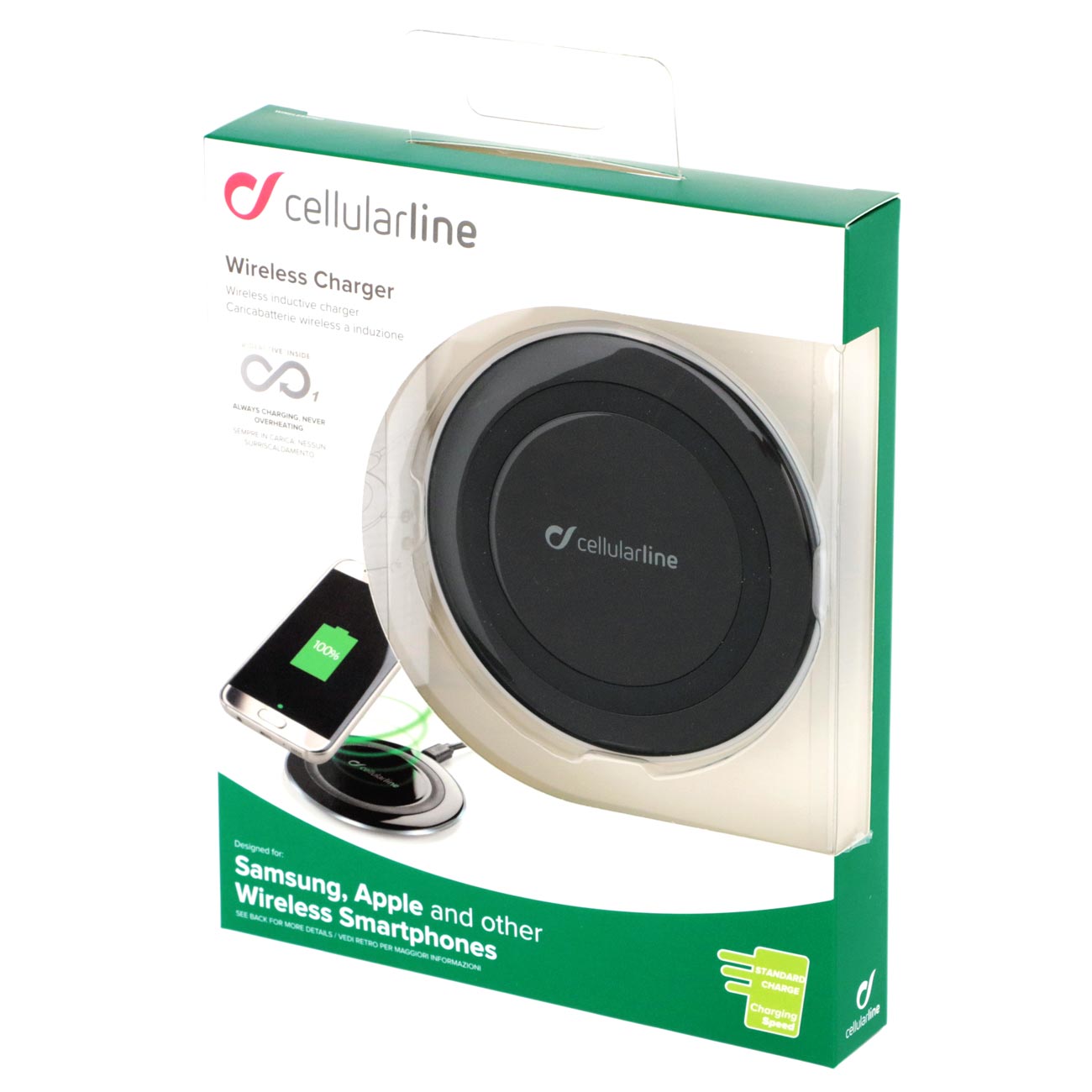 Беспроводное зарядное устройство Cellular Line WIRELESSPAD