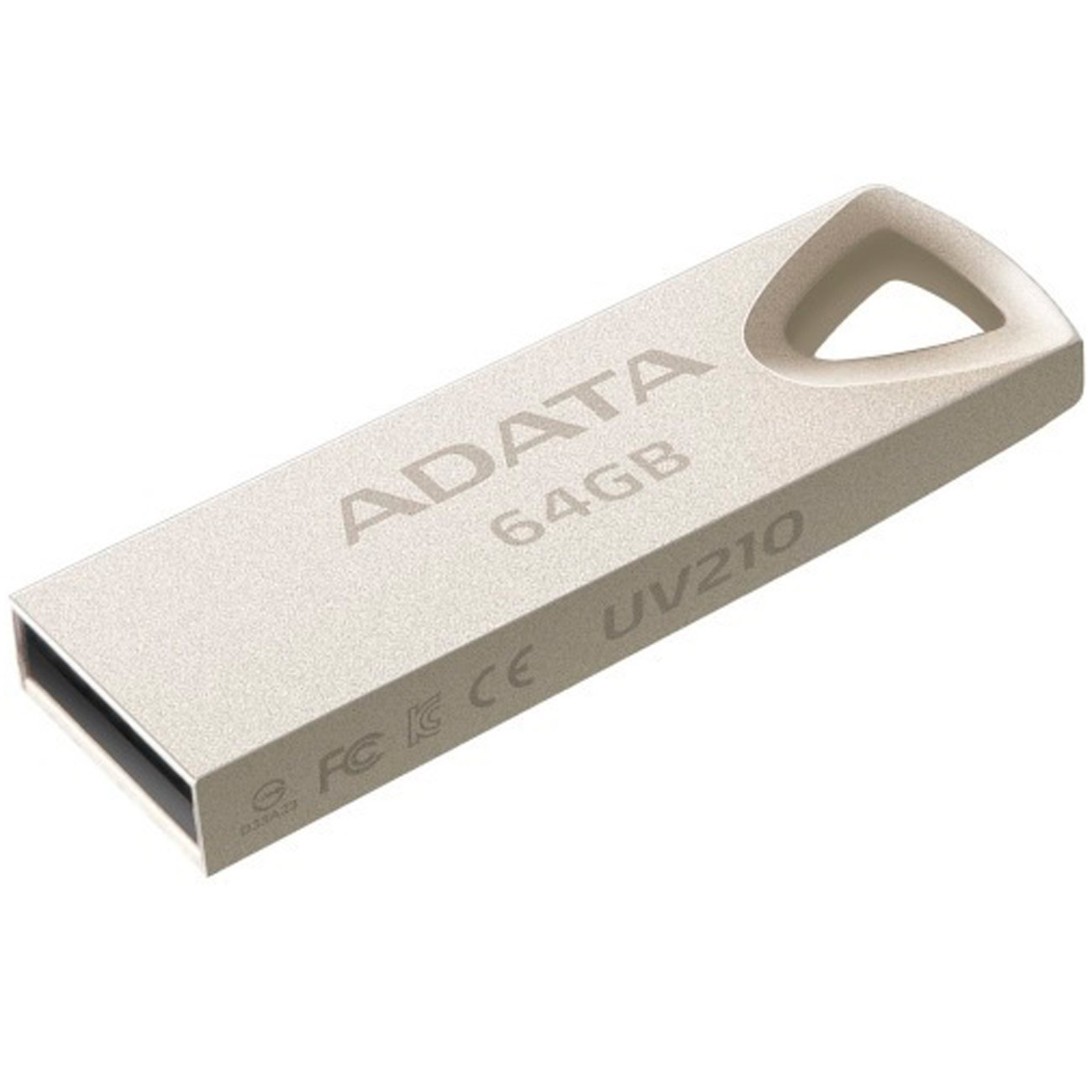 Флеш-диск ADATA 64GB UV210 Silver фото