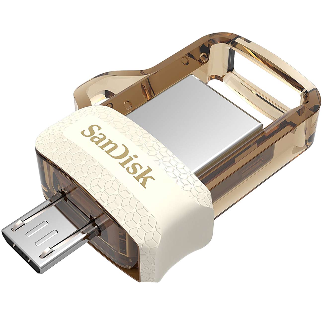 Флеш-диск OTG SanDisk 64GB Ultra Android DD m3.0/USB 3.0 White-Gold фото