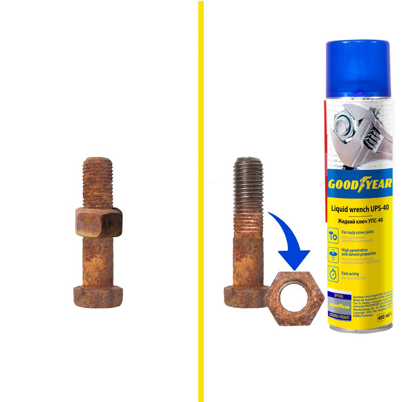 Жидкий ключ Goodyear UPS-40 (GY000706) 400 мл