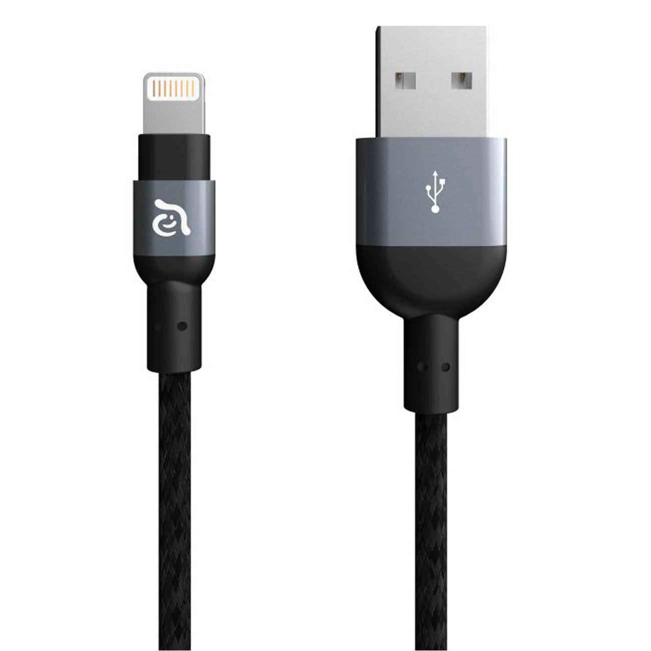 Кабель Apple Adam Elements Aluminum MFI Lightning Cable PeAk II 20B Grey фото