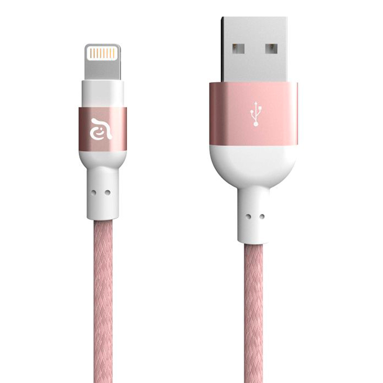 Кабель Apple Adam Elements Aluminum MFI Lightning Cable PeAk II 200BRoseGold