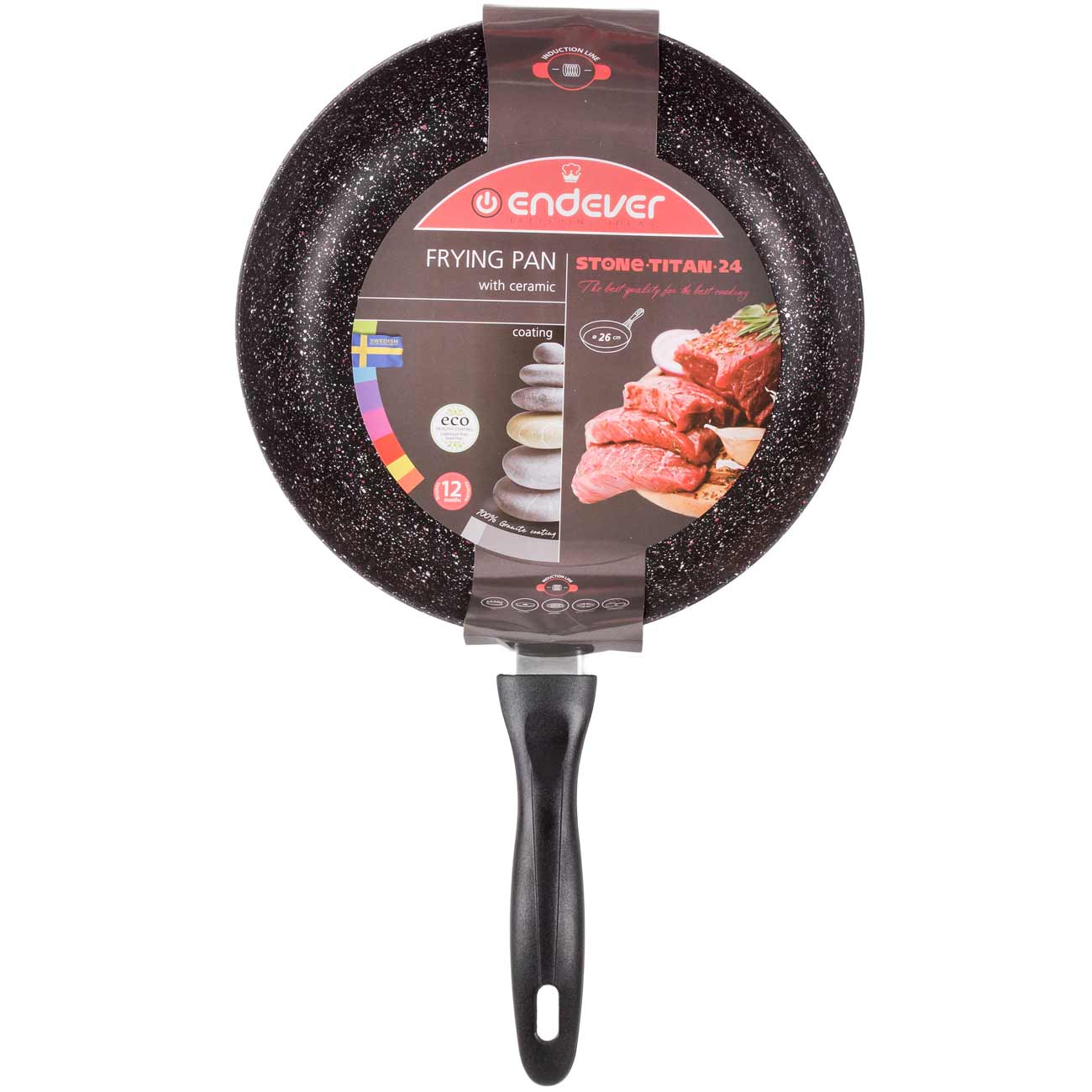 Сковорода Endever Stone-Titan-24