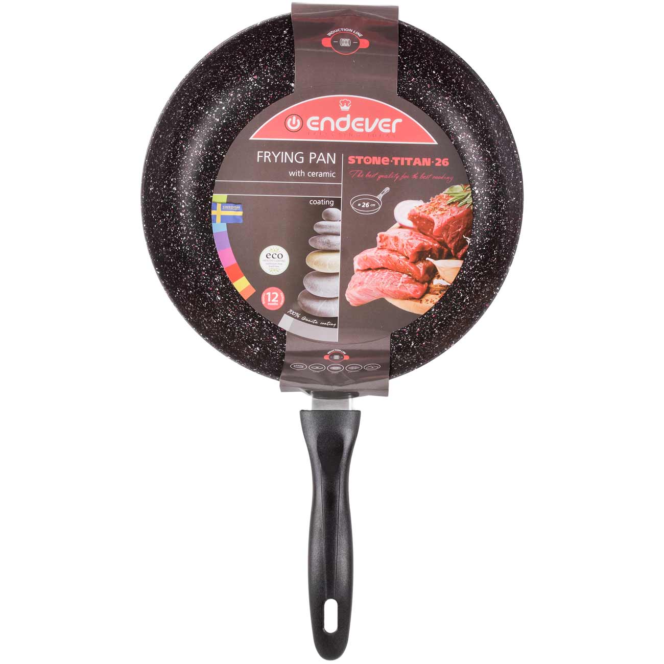 Сковорода Endever Stone-Titan-26