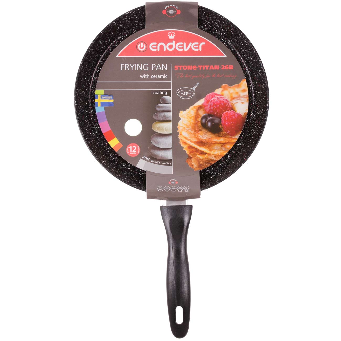 Сковорода Endever Stone-Titan-26В