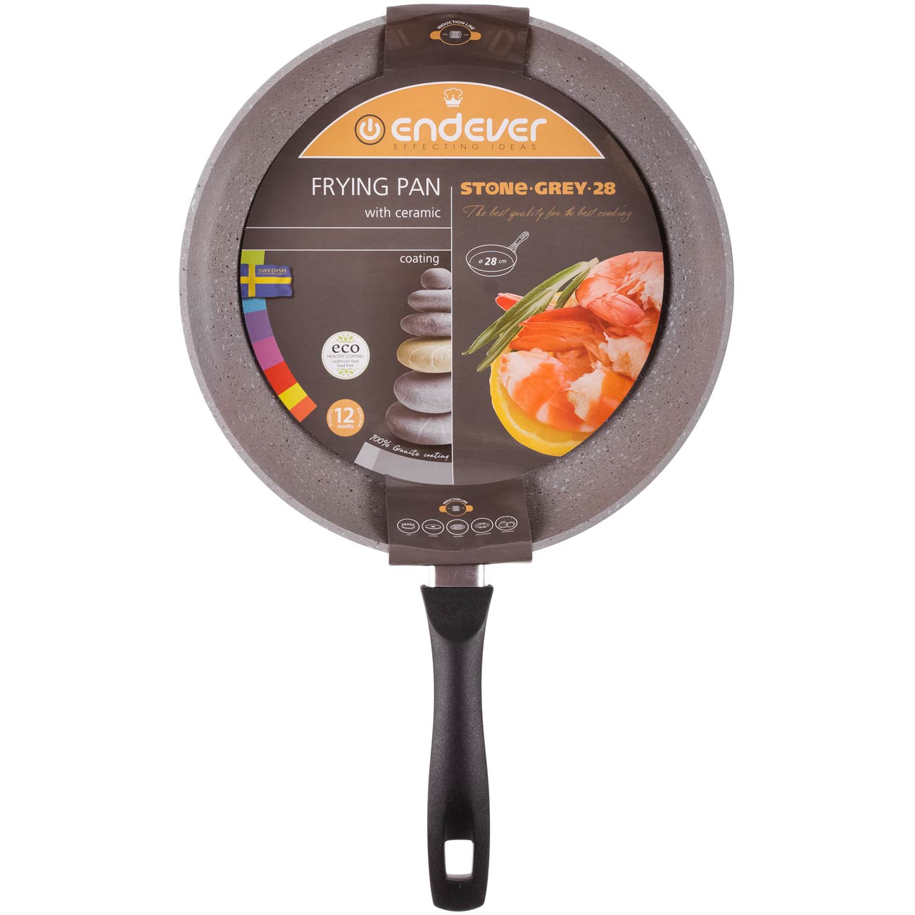 Сковорода Endever Stone-Grey-28