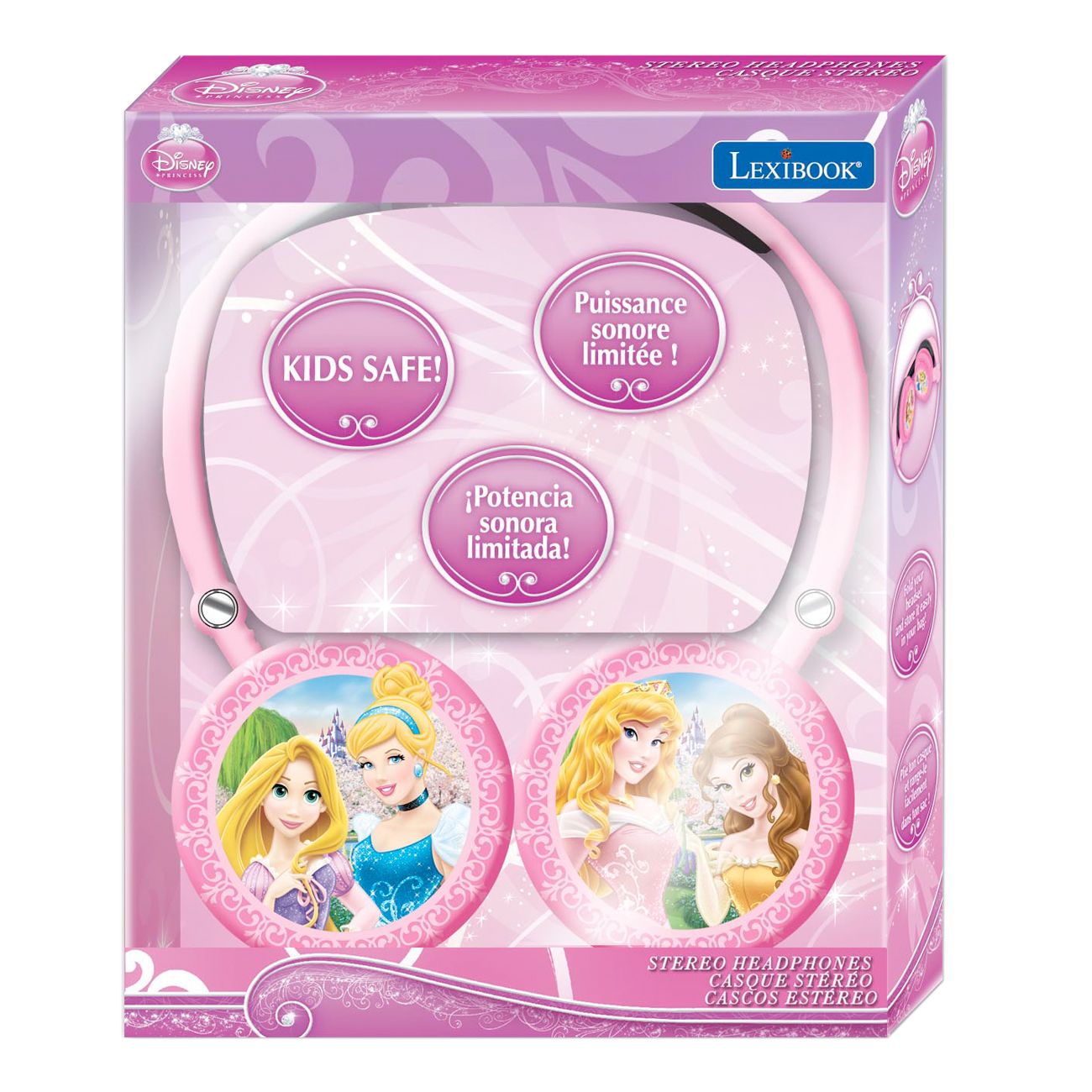 Наушники накладные Lexibook Принцессы Дисней (HP010DP)