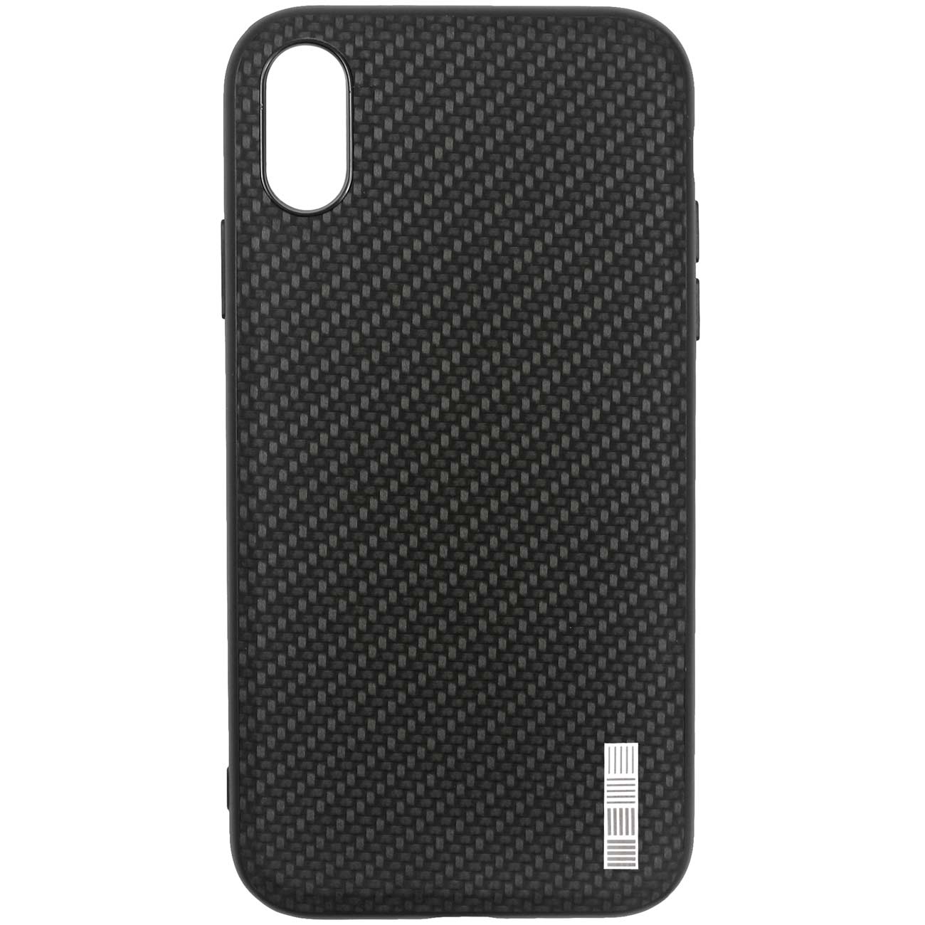 Чехол InterStep CARBONE ADV iPhone XR черный фото