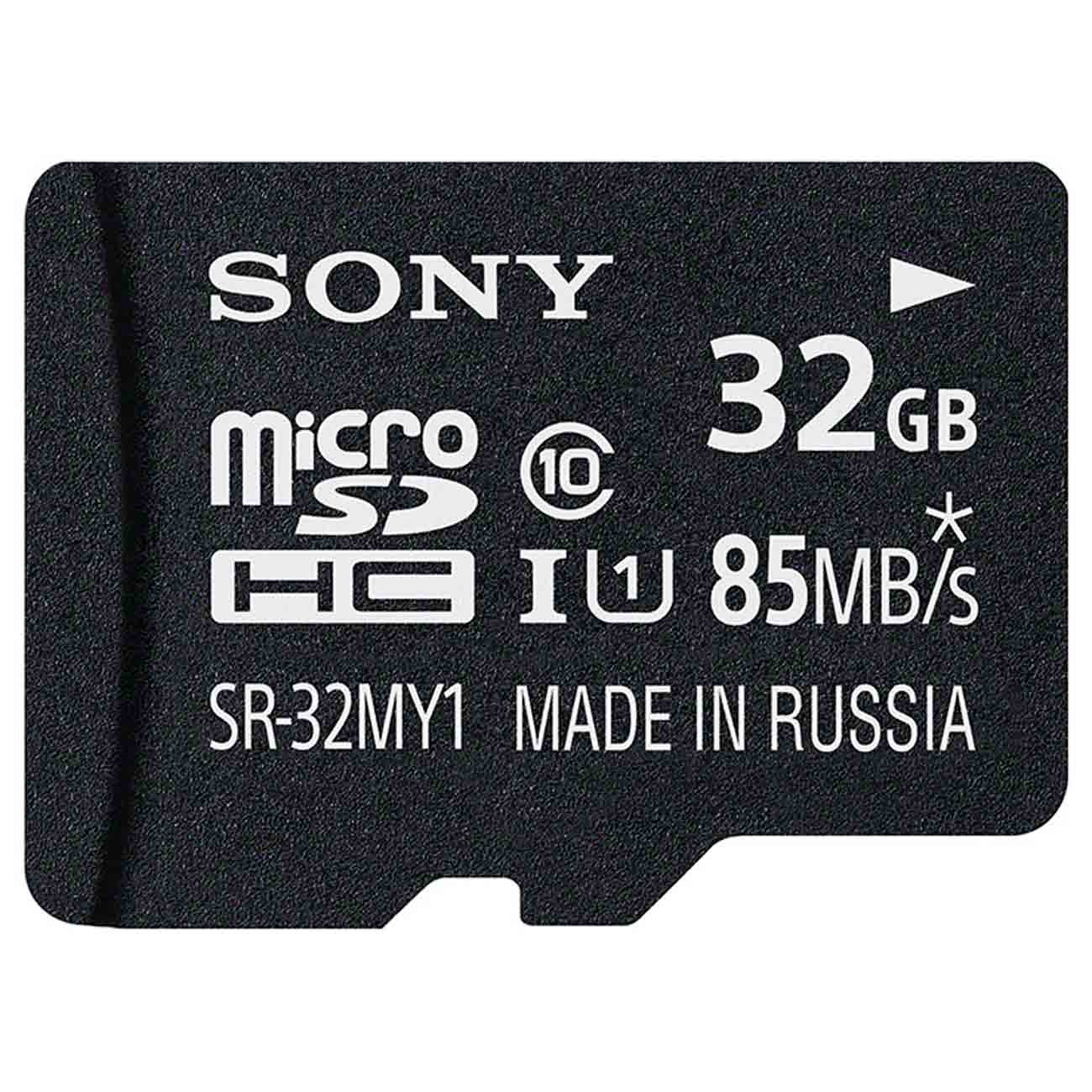 Карта памяти MicroSD Sony 32GB UHS-I с адаптером (SR-32MY1A/T) фото