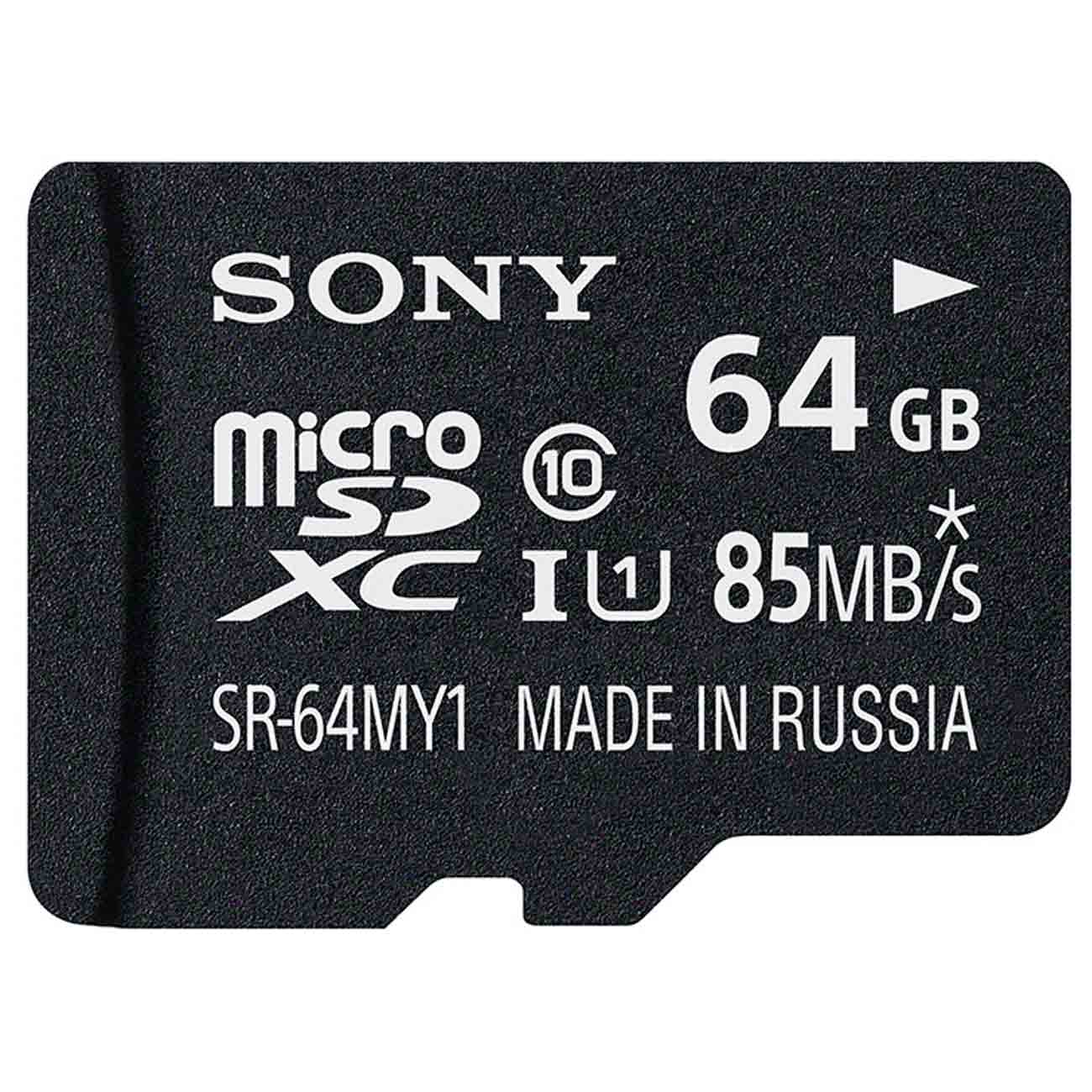 Карта памяти MicroSD Sony 64GB UHS-I с адаптером (SR-64MY1A/T) фото