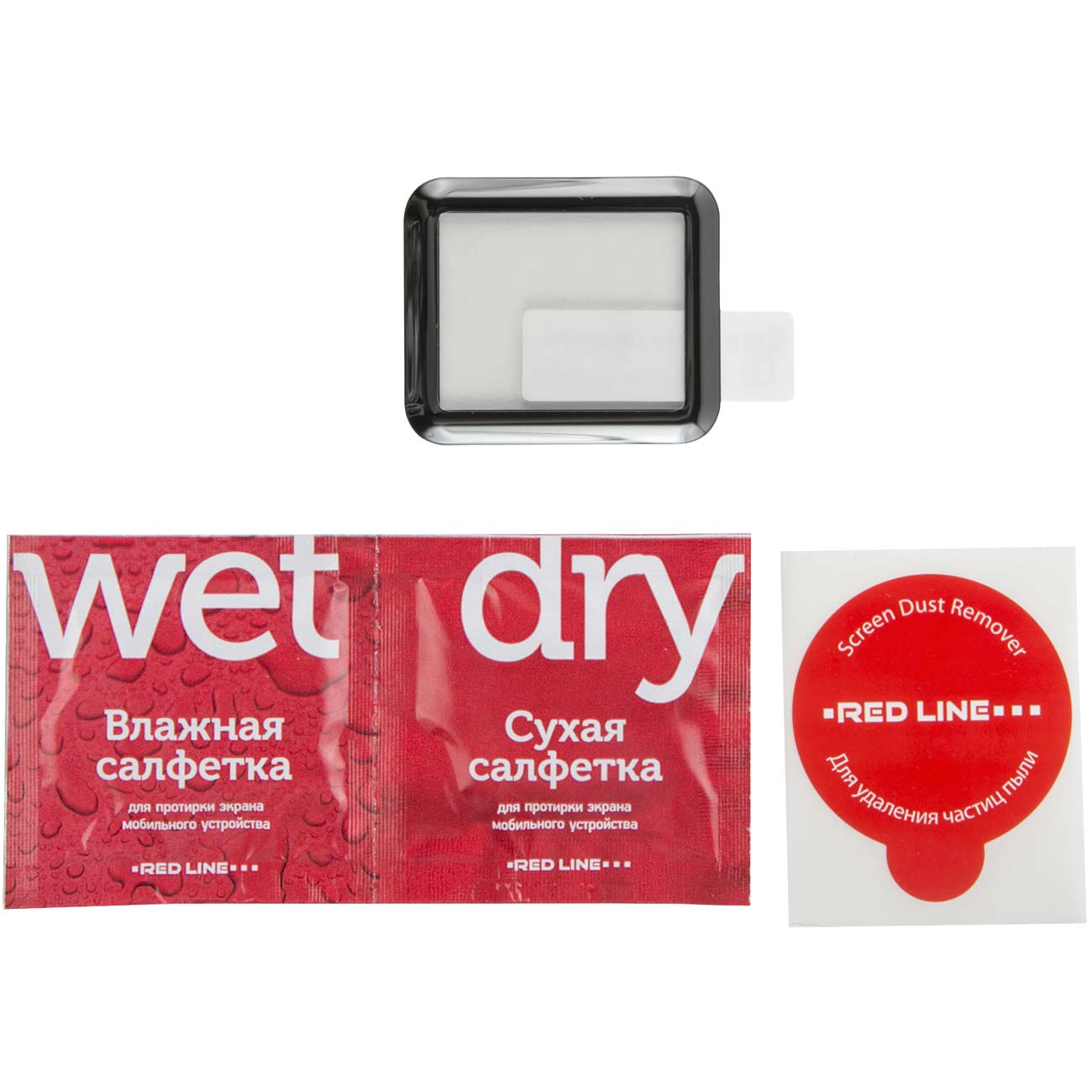 Стекло для Apple Watch Red Line S3 38 mm Full screen (3D)