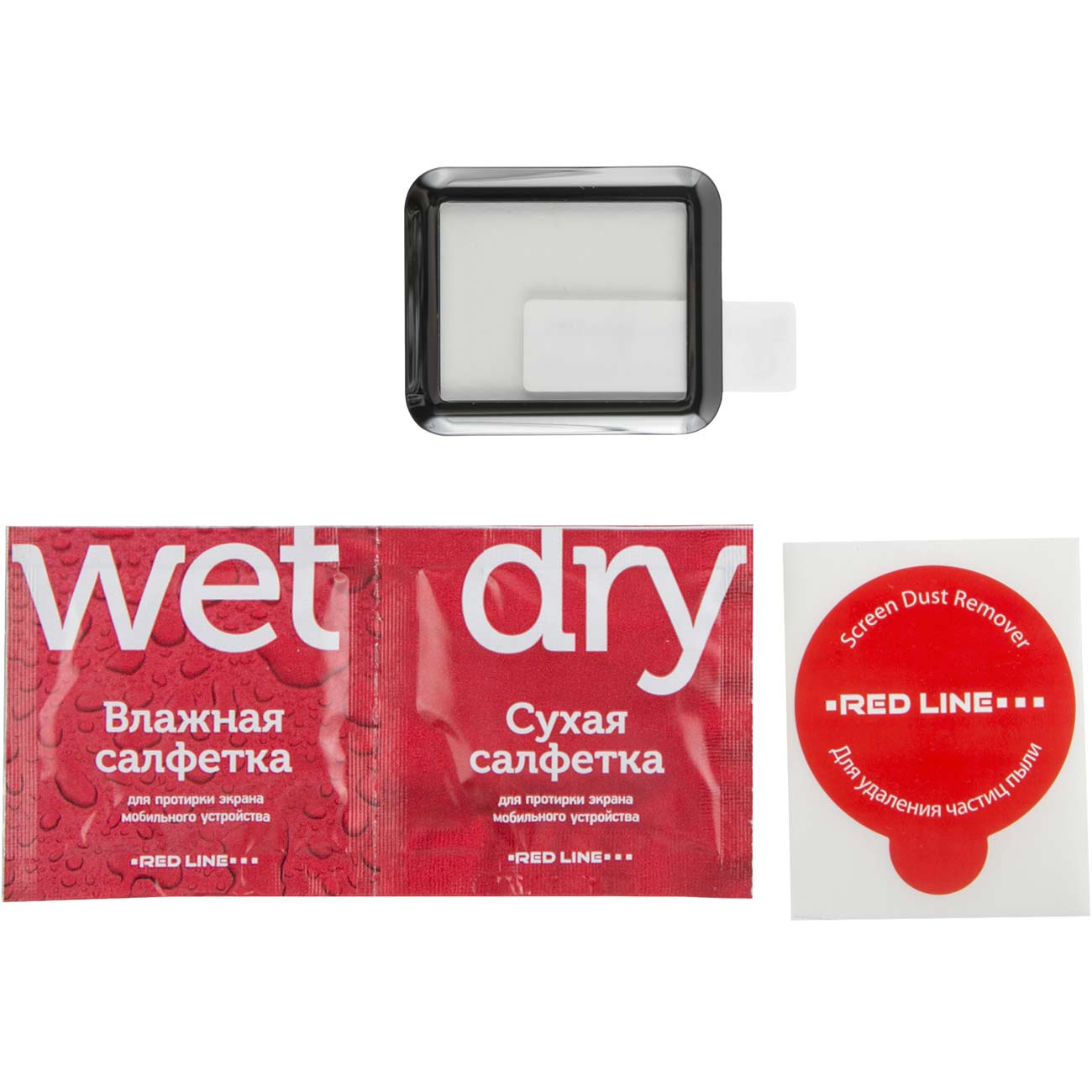 Стекло для Apple Watch Red Line S4/S5 40 mm Full screen (3D)