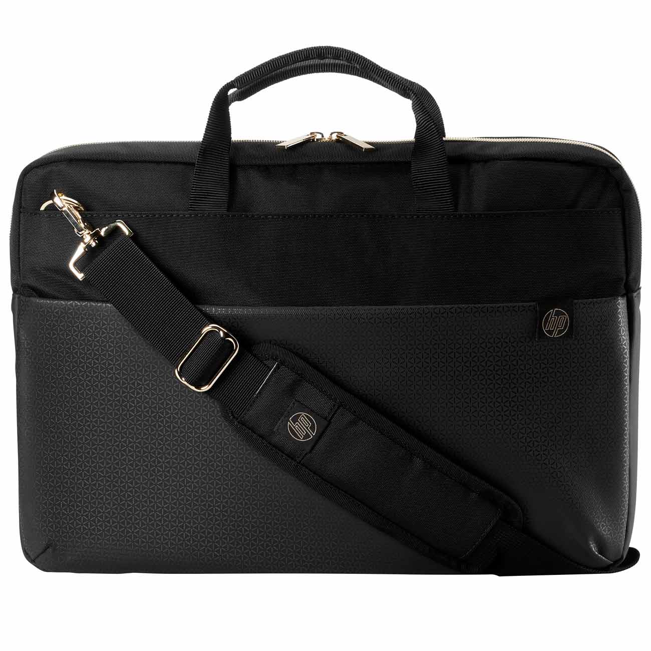 Кейс для ноутбука HP Pavilion Accent Briefcase 15 Black/Gold