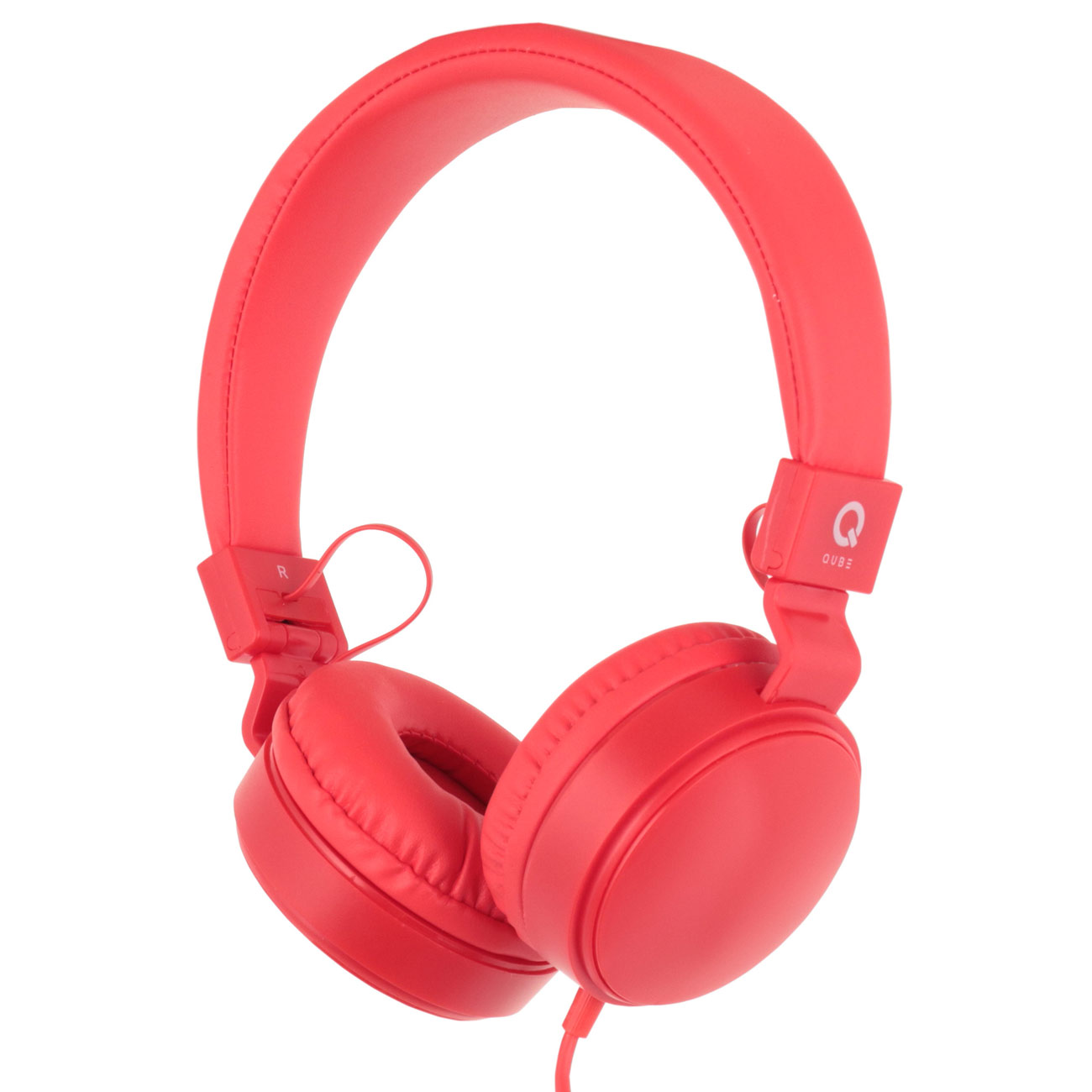 Наушники накладные QUB STN-027 Red фото