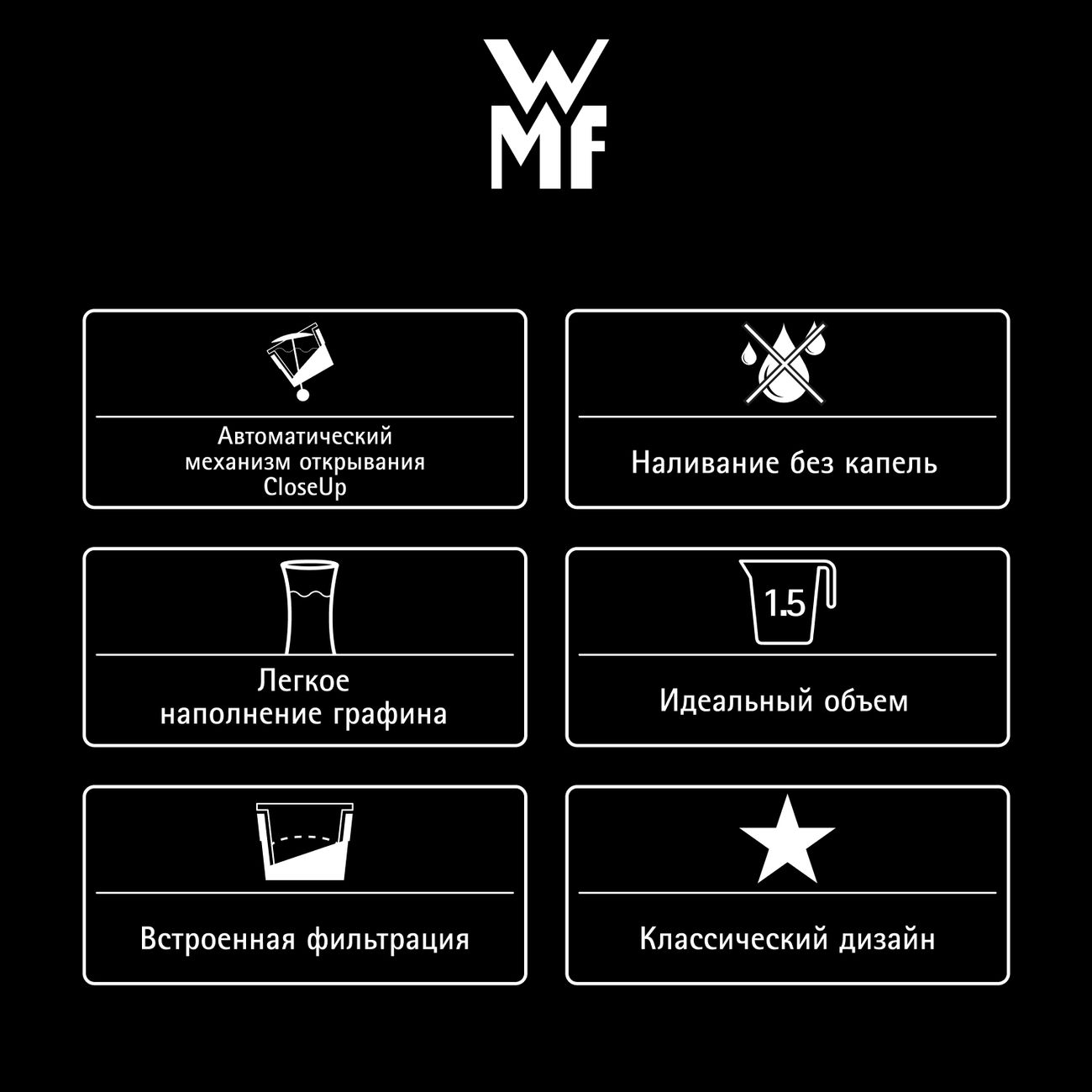 Графин WMF BASIC 1,5л. 0617726040