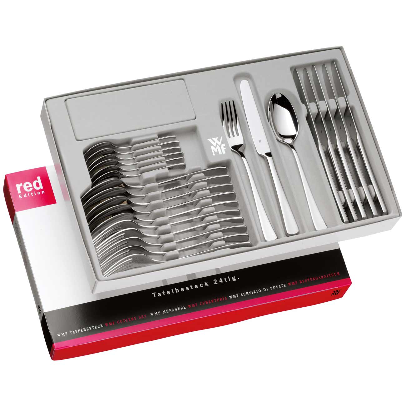 Набор столовых приборов WMF DENVER Cromargan 24 пр. 1148006043