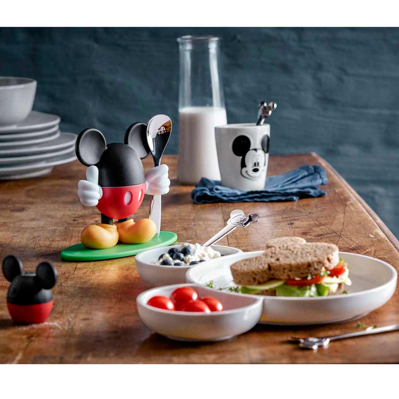 Подставка для яйца с ложкой WMF Микки Маус 1296386040