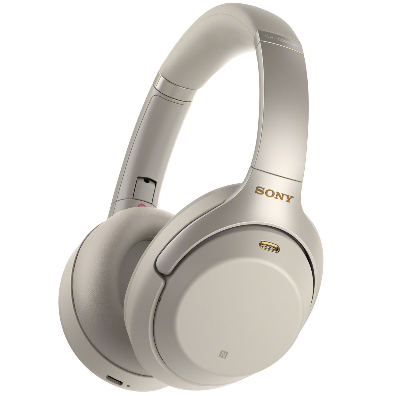 Наушники полноразмерные Bluetooth Sony WH-1000XM3 серебристый фото