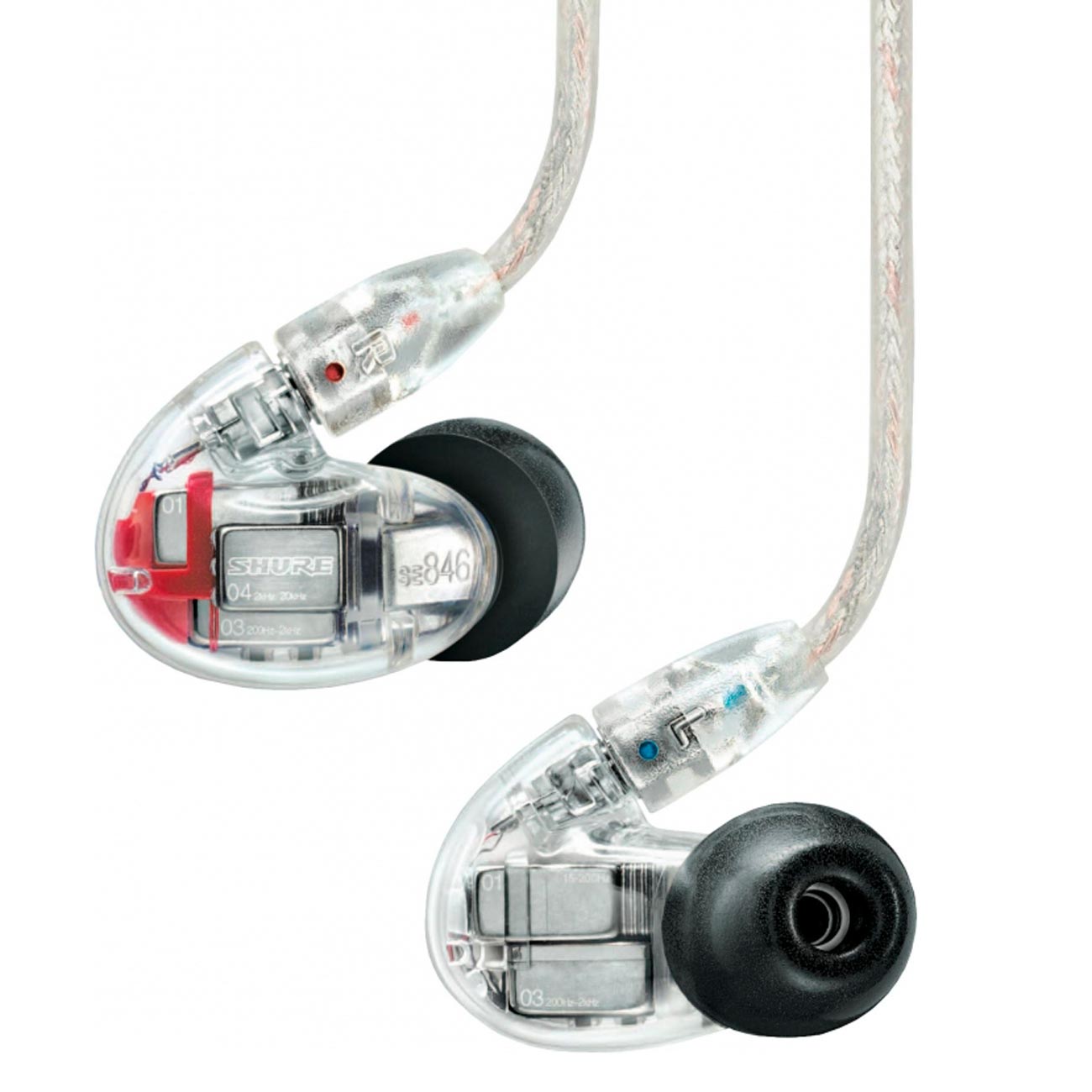 Наушники внутриканальные Shure SE846 прозрачный