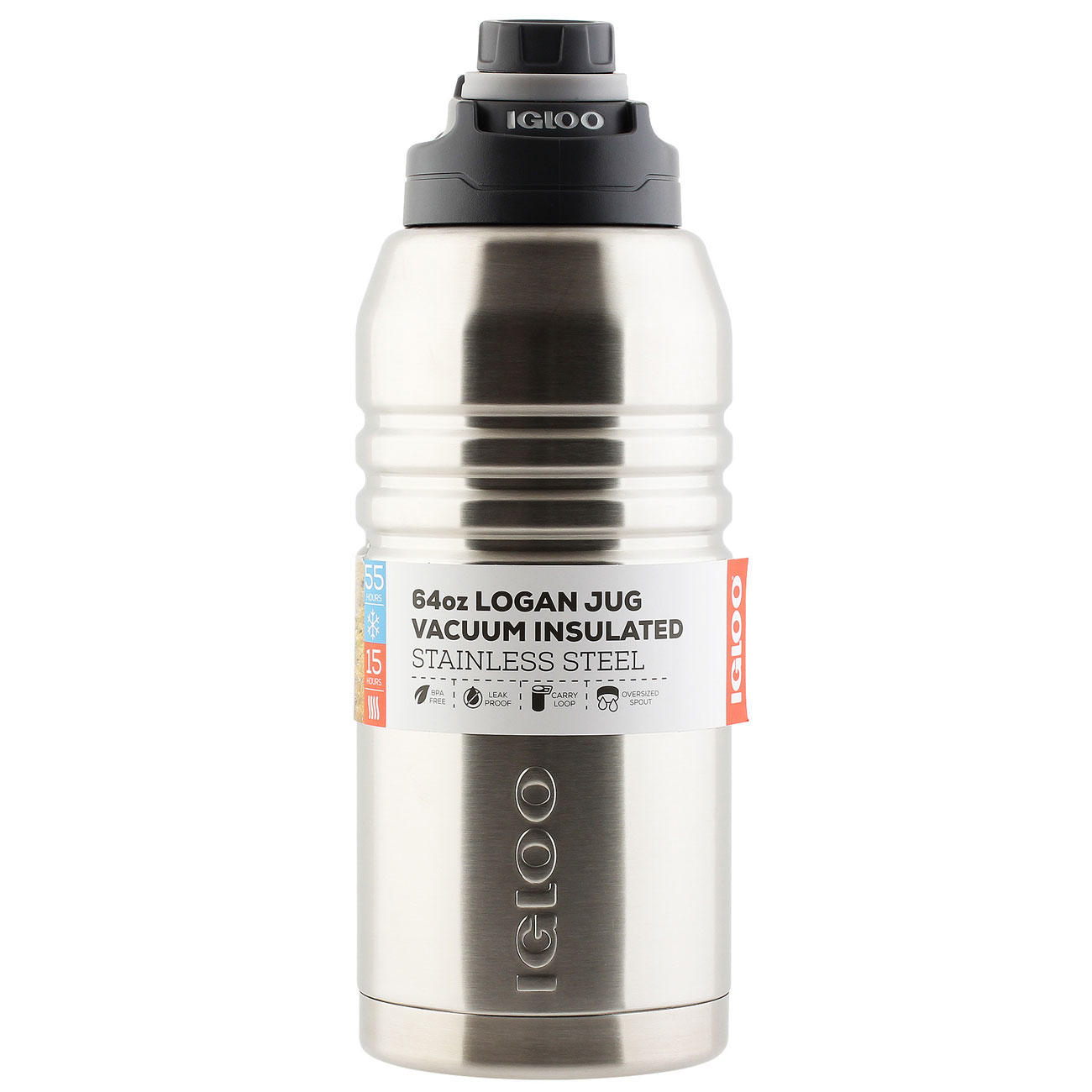 Термос Igloo Logan steel 1,9л (00070263)