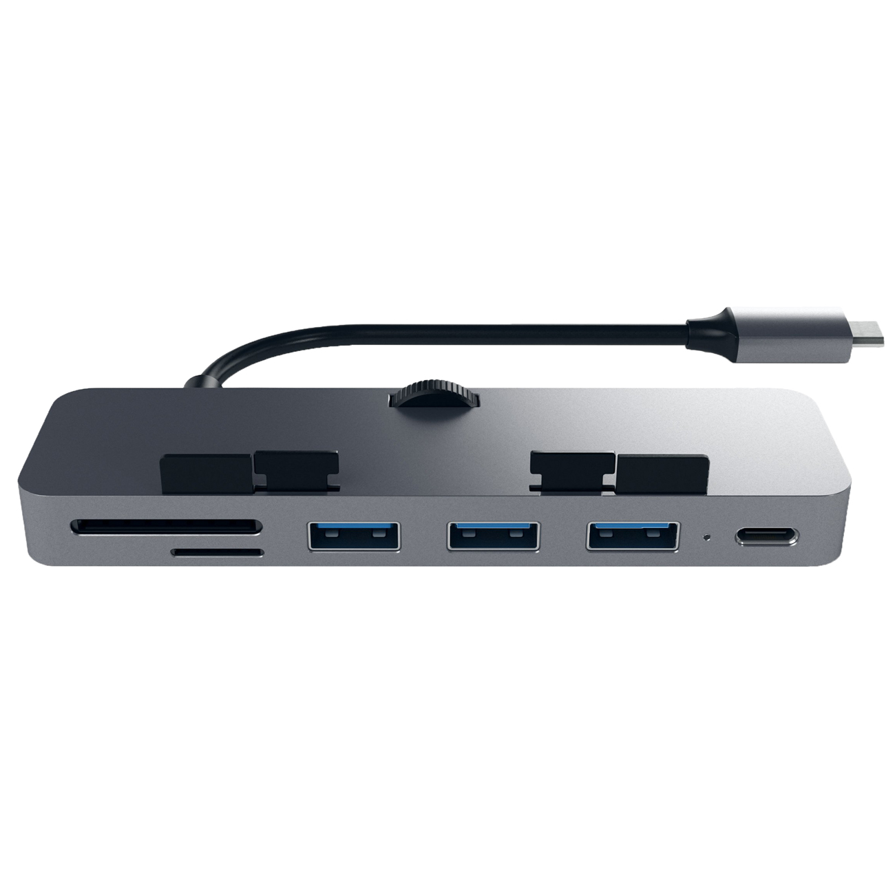 Переходник Satechi Aluminum Type-C Clamp Hub Pro Sp.Grey (ST-TCIMHM) фото