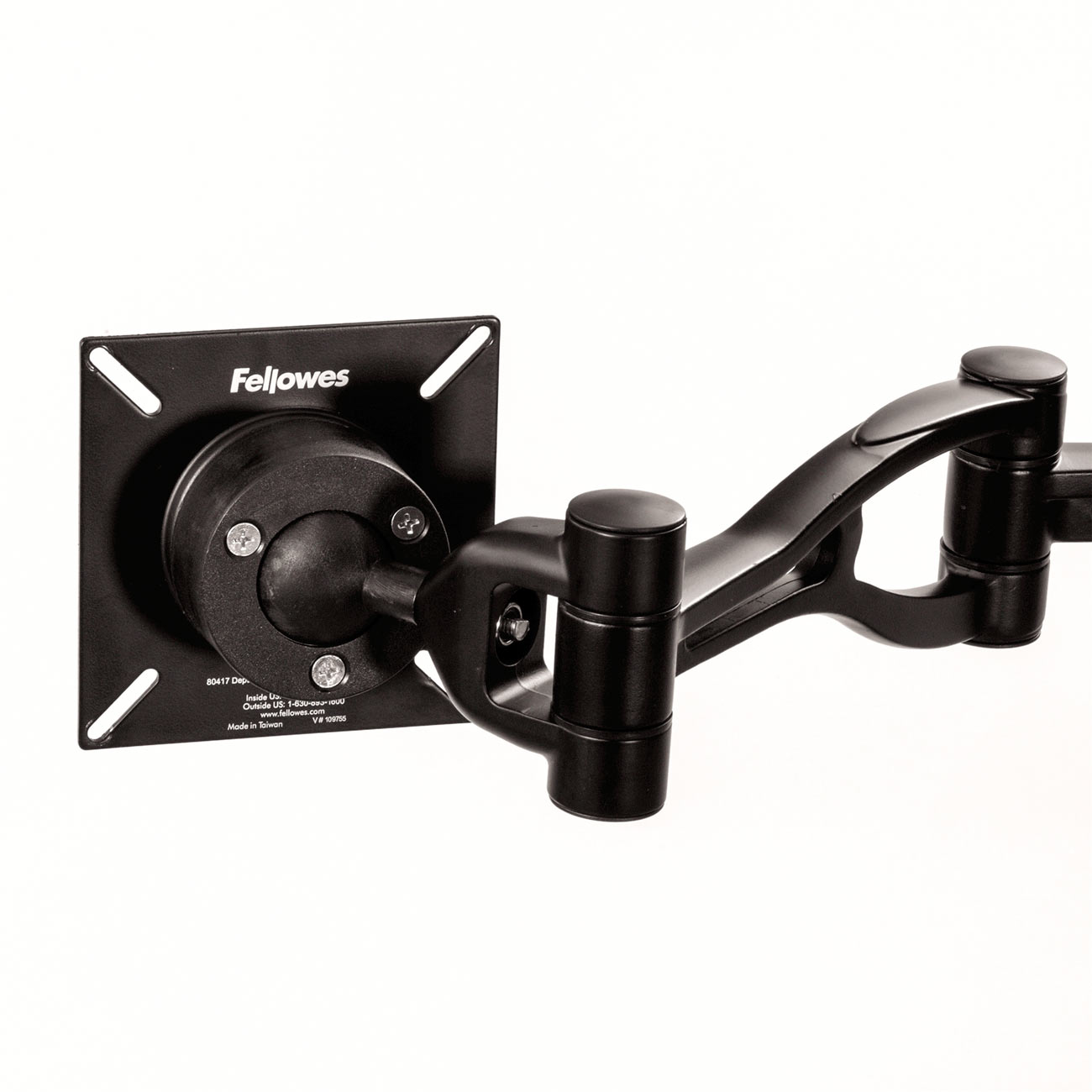 Кронштейн для монитора Fellowes DEPTH ADJUSTABLE DUAL MONITOR ARMS (CRC80417)