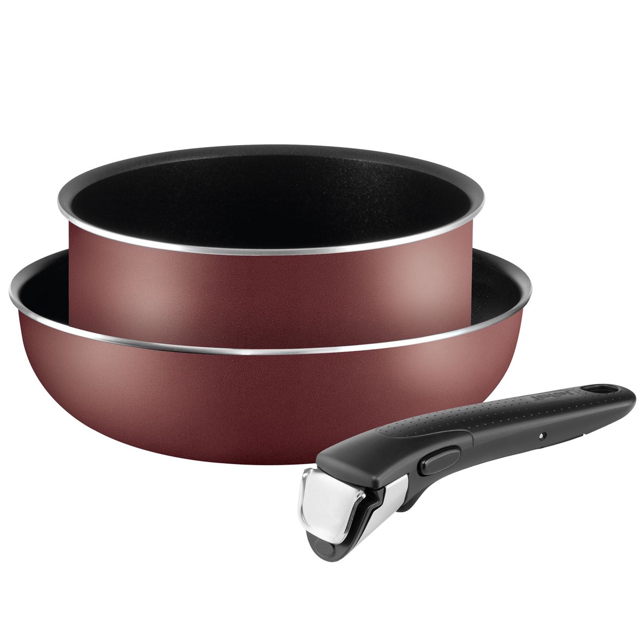 Набор посуды Tefal Ingenio Red 3 предмета 04175830 фото