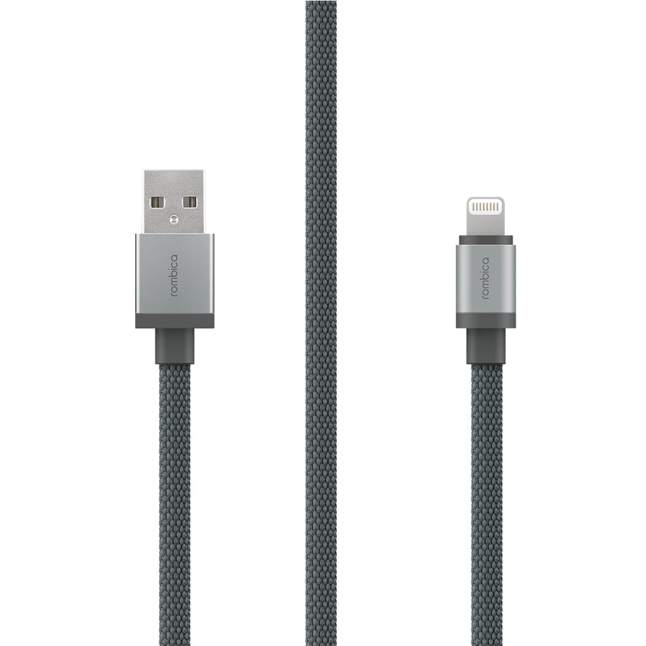 Кабель Rombica Link Gray USB/Lighting 1,5м (CB-LK01) фото