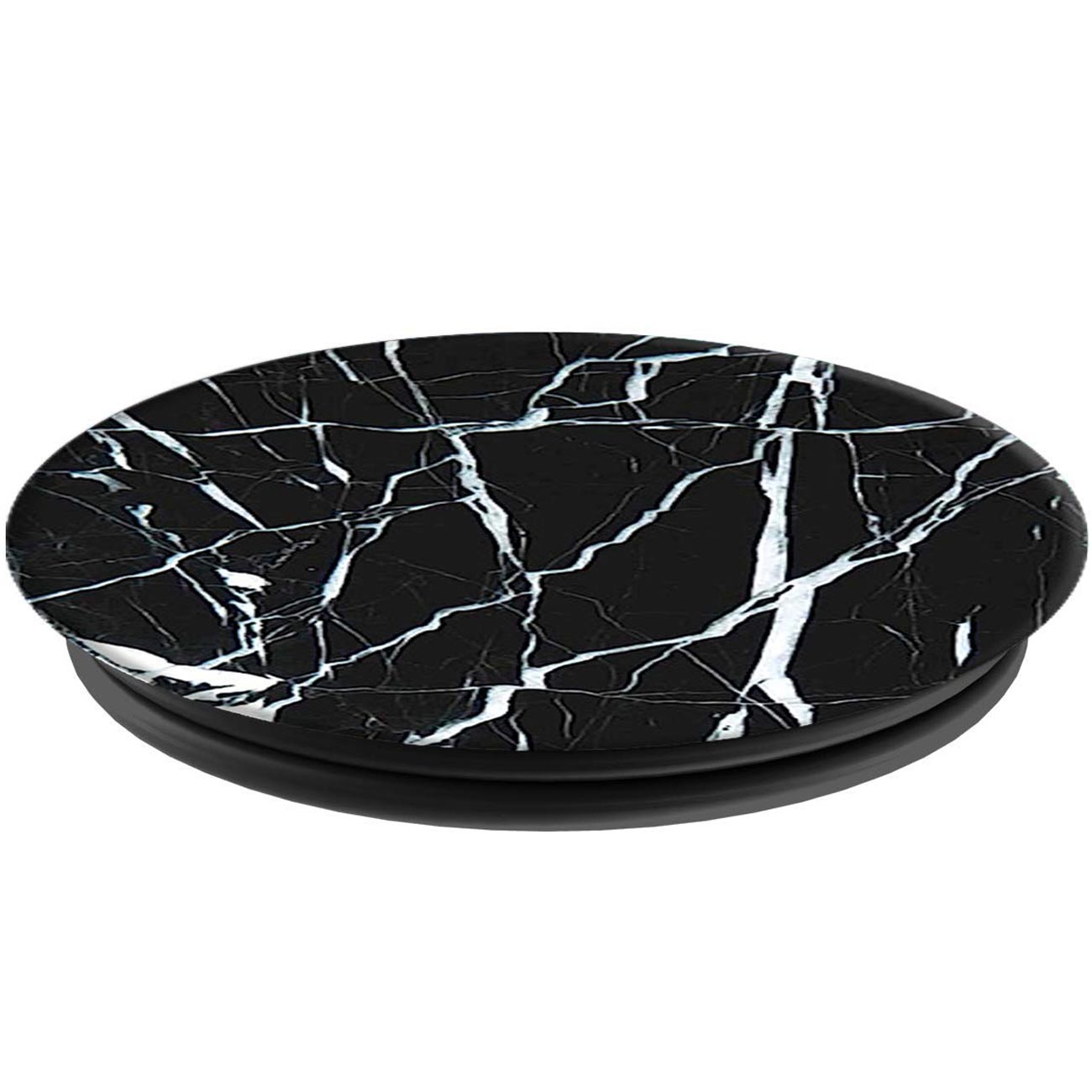 Кольцо-держатель для телефона Popsockets Black Marble (101251)