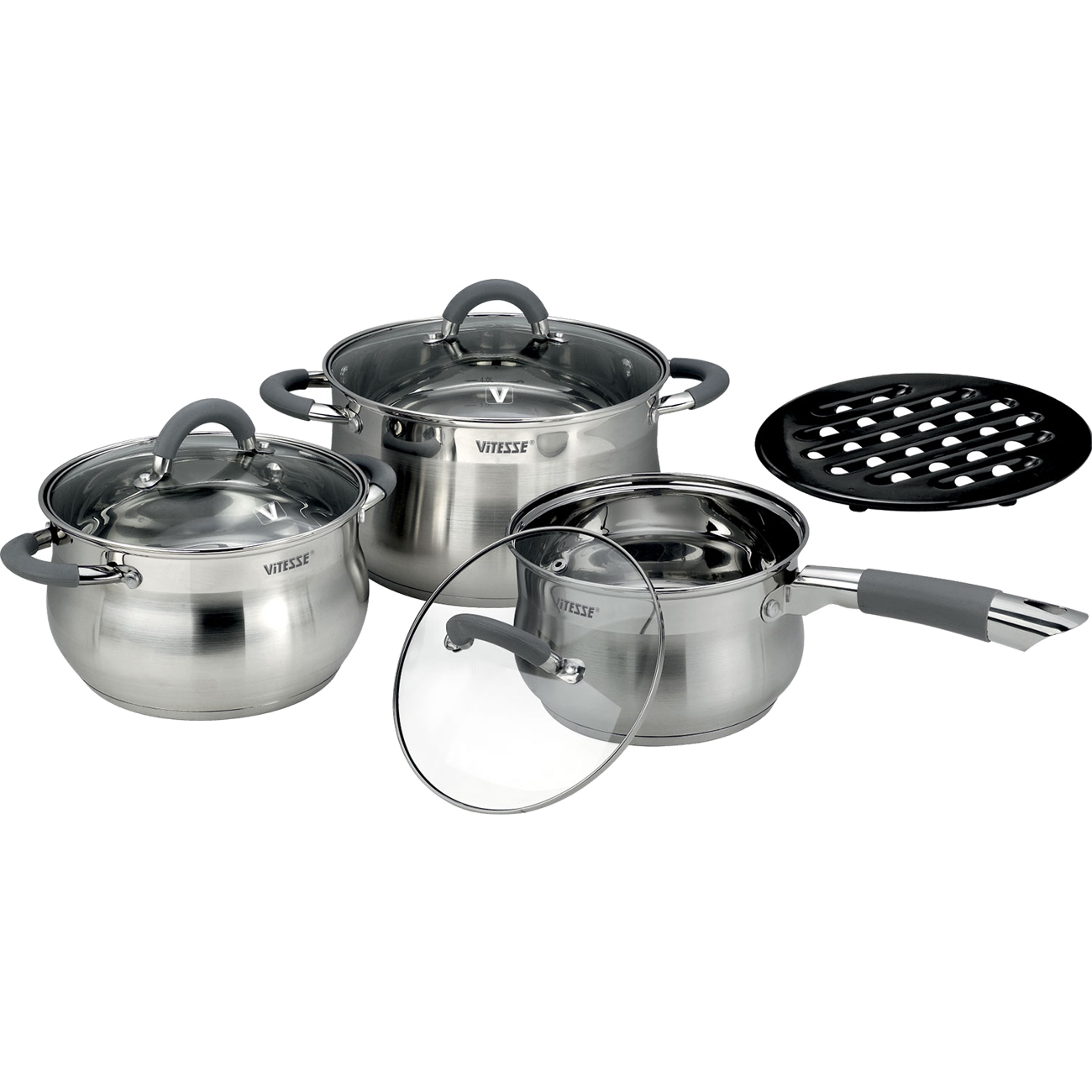 Набор кастрюль (нержавейка) Vitesse VS-2039