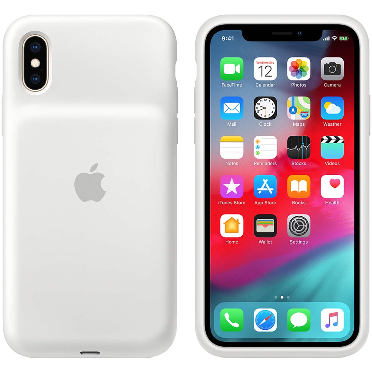 Чехол-аккумулятор Apple iPhone XS Smart Battery Case белый фото