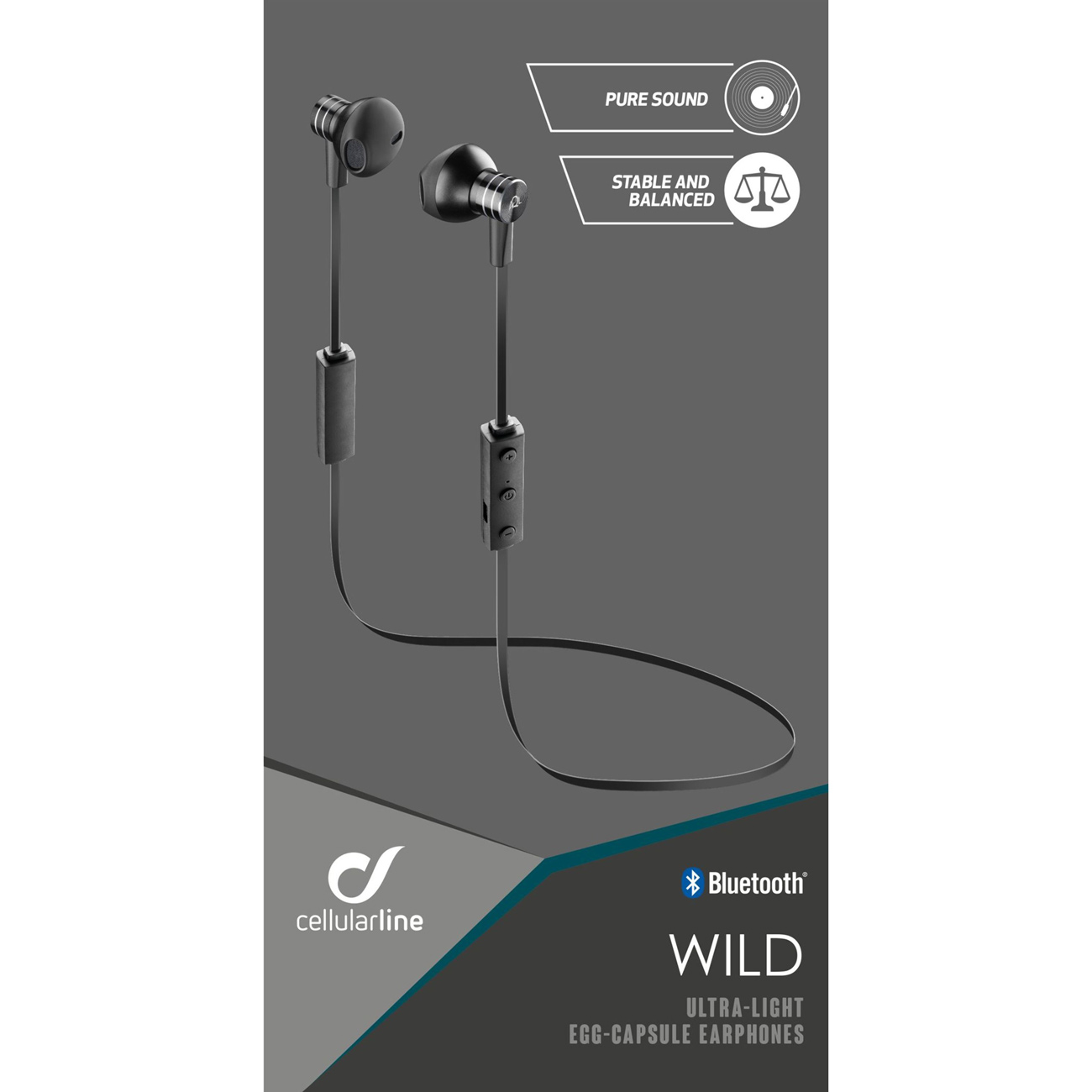 Спортивные наушники Cellular Line Wild Black (BTWILDK)