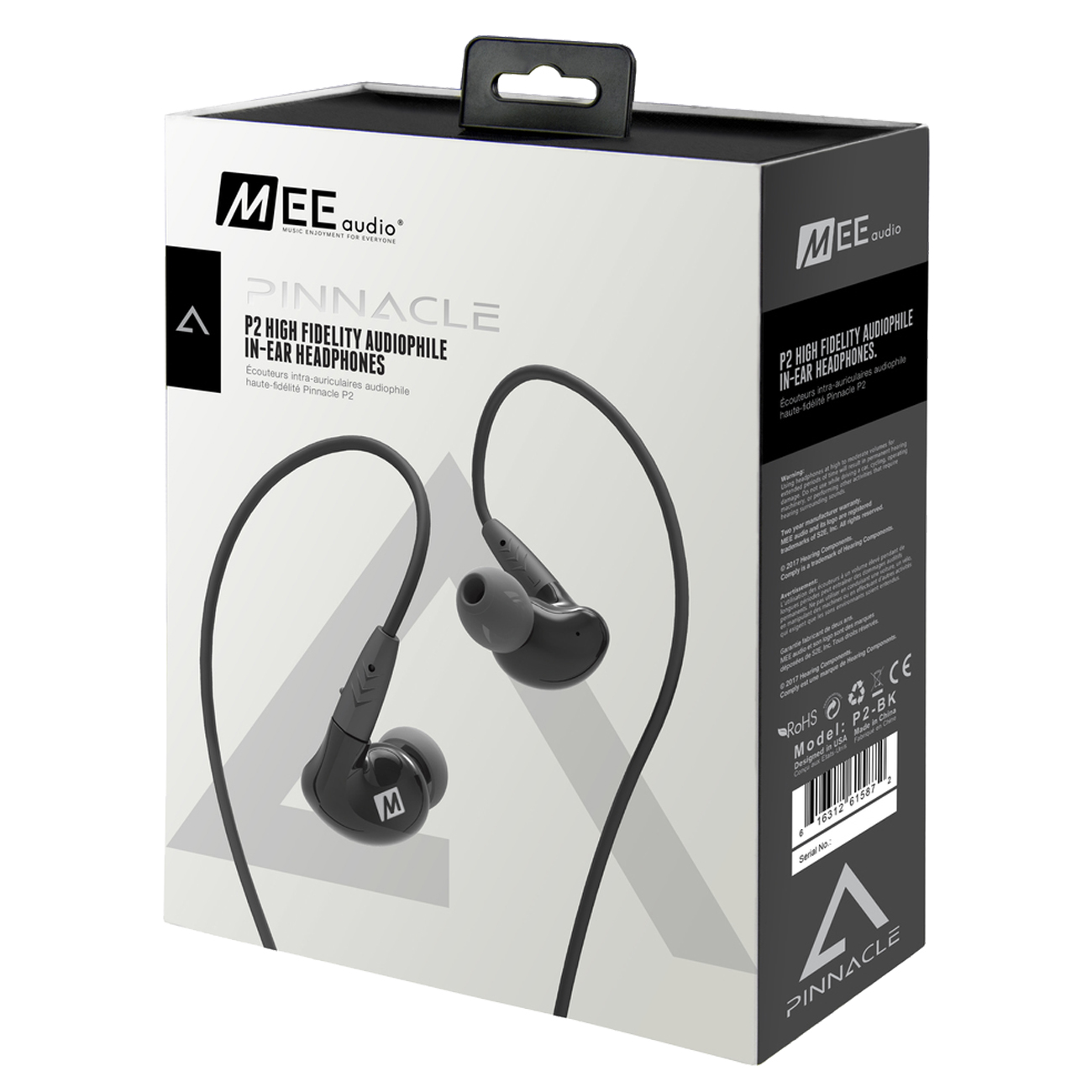 Наушники внутриканальные Mee Audio Pinnacle P2 черный