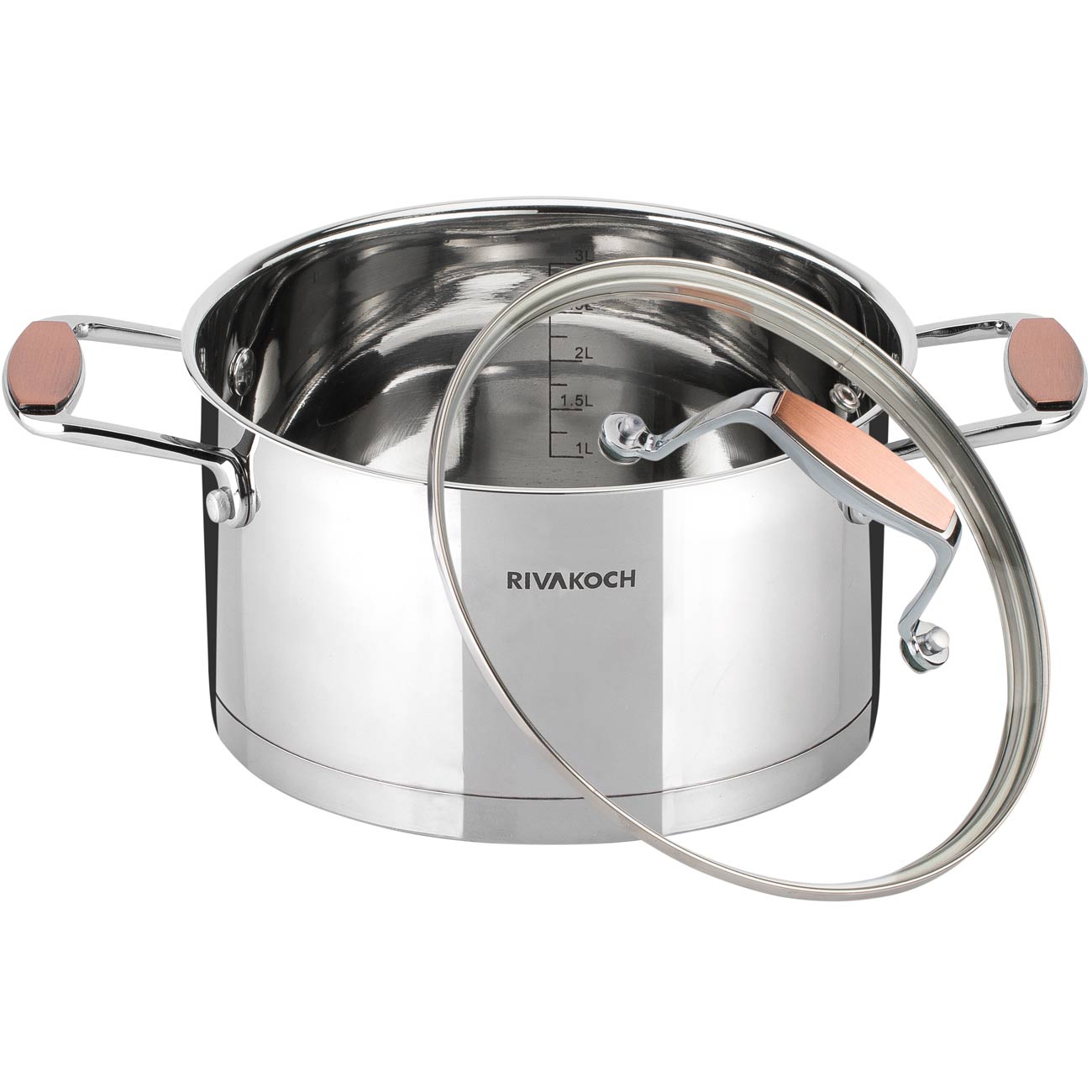 Кастрюля Rivakoch 2,7л (92124)