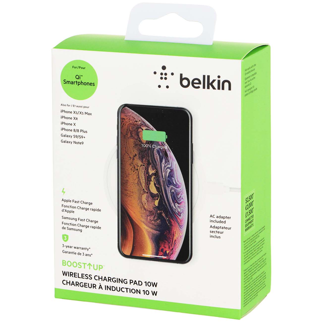 Беспроводное зарядное устройство Belkin BoostUp Pad 10W White (F7U082vfWHT)