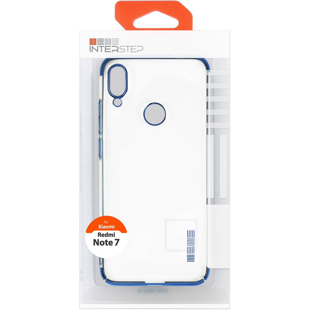 Чехол InterStep Decor для Xiaomi Redmi Note 7, синий