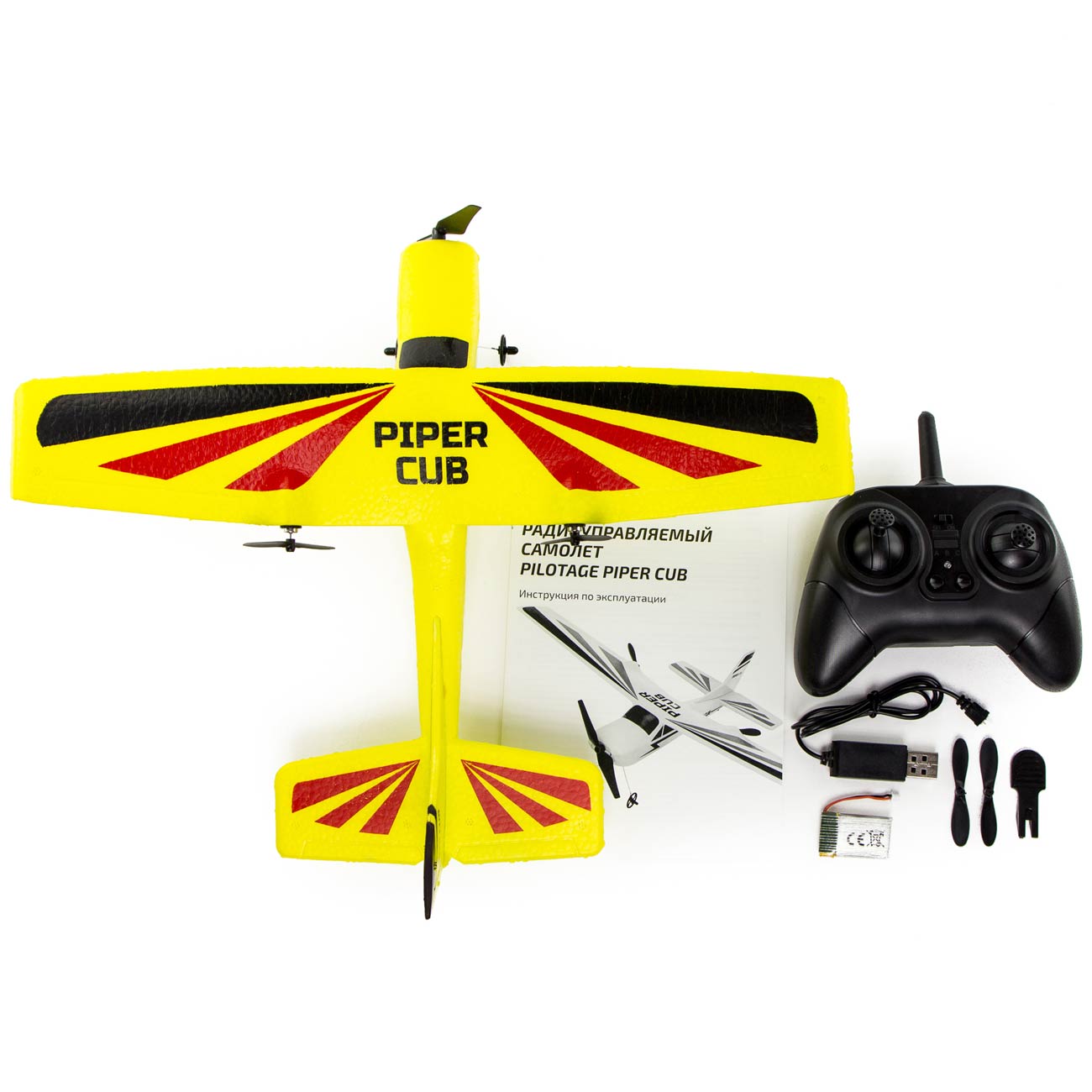 Радиоуправляемый квадрокоптер Pilotage Piper Cub (RC62029)