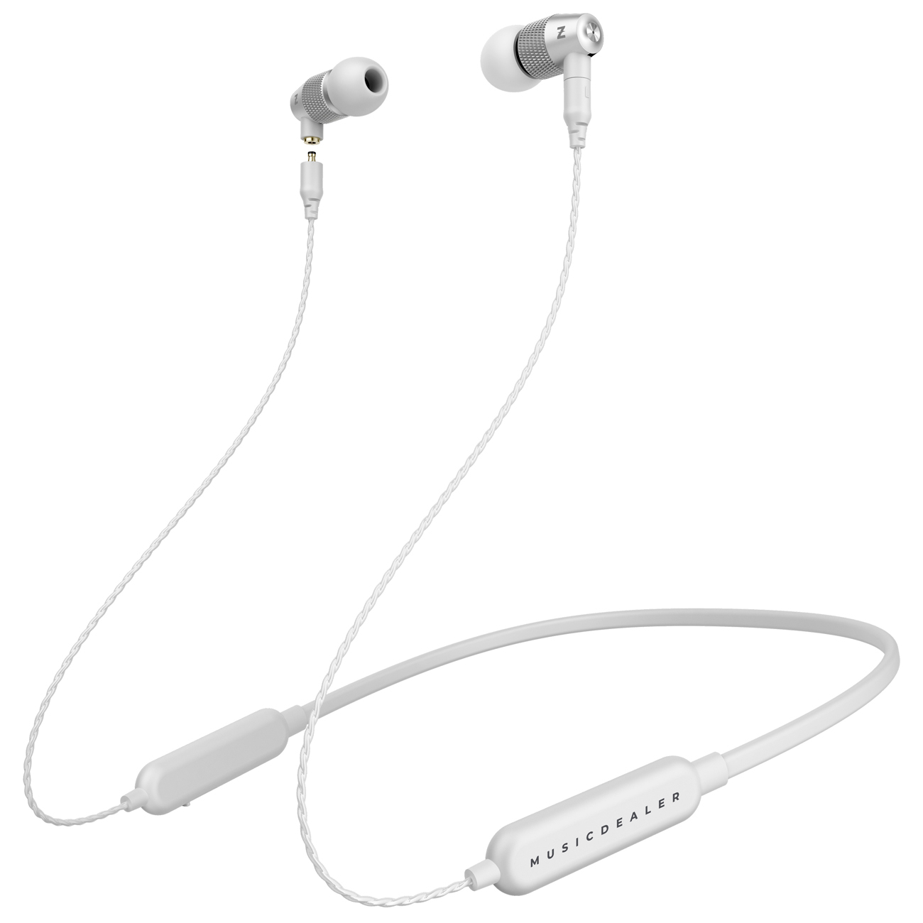Наушники внутриканальные Bluetooth MusicDealer S BT Silver (ZMDH-SS-BT)
