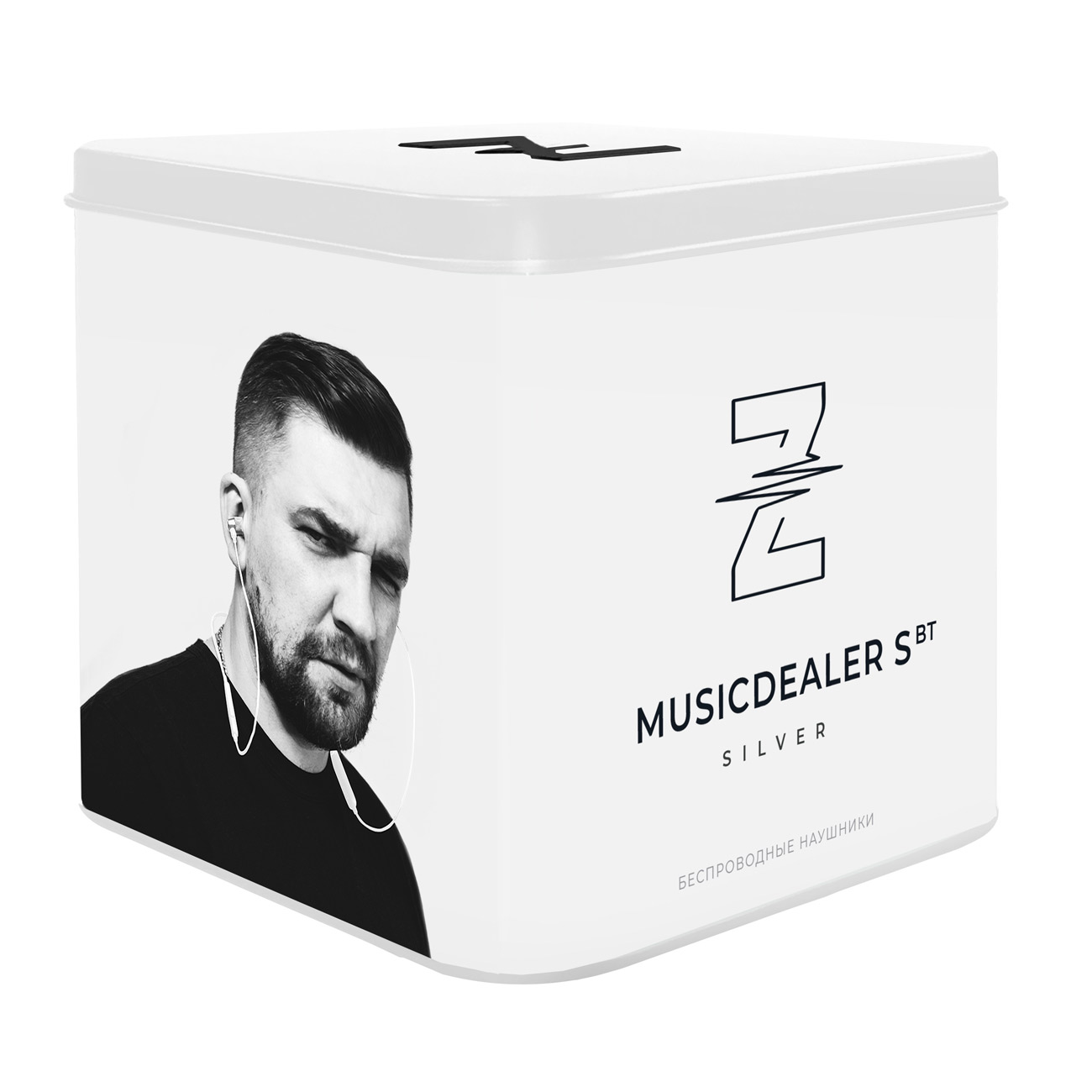 Наушники внутриканальные Bluetooth MusicDealer S BT Silver (ZMDH-SS-BT)