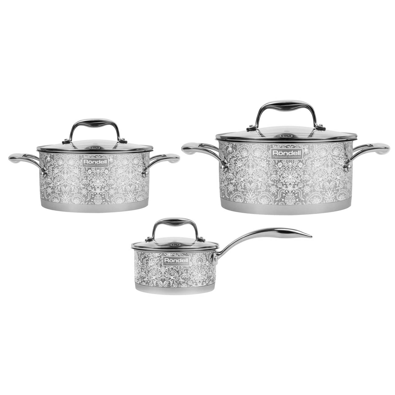 Набор кастрюль Rondell Ajour RDS-1073 6шт