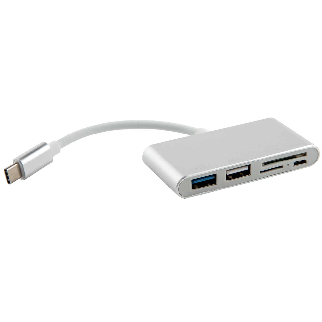 Разветвитель для компьютера Red Line Multiport Аdapter Type-C Silver