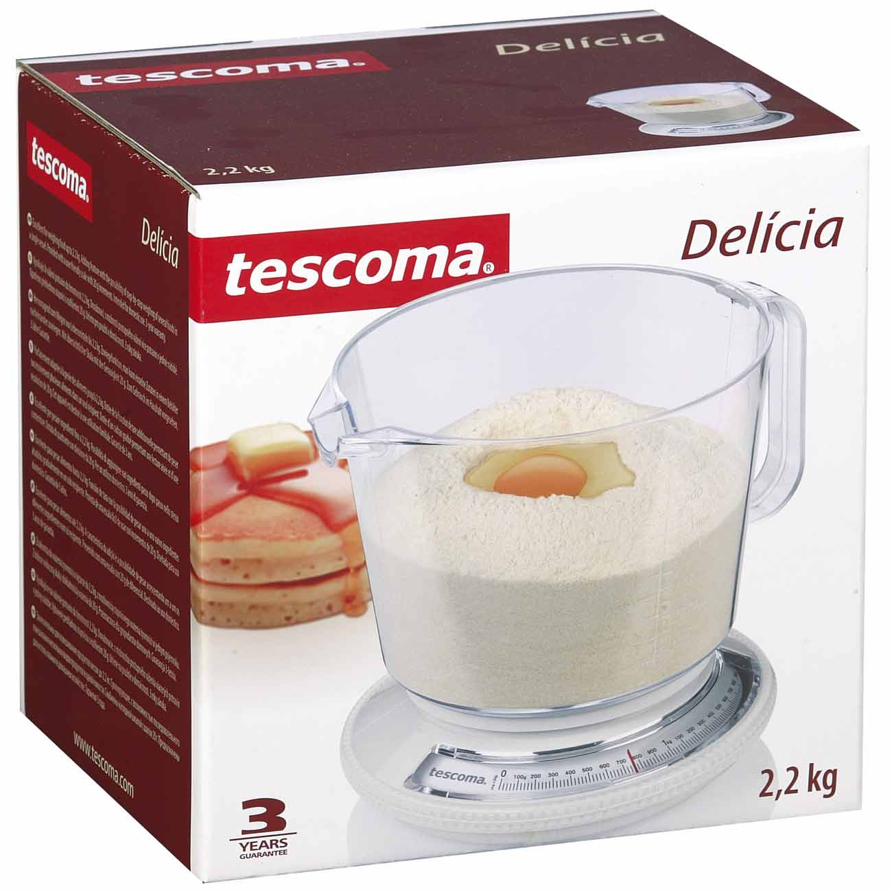Весы кухонные Tescoma DELICIA, 2,2кг (634560)