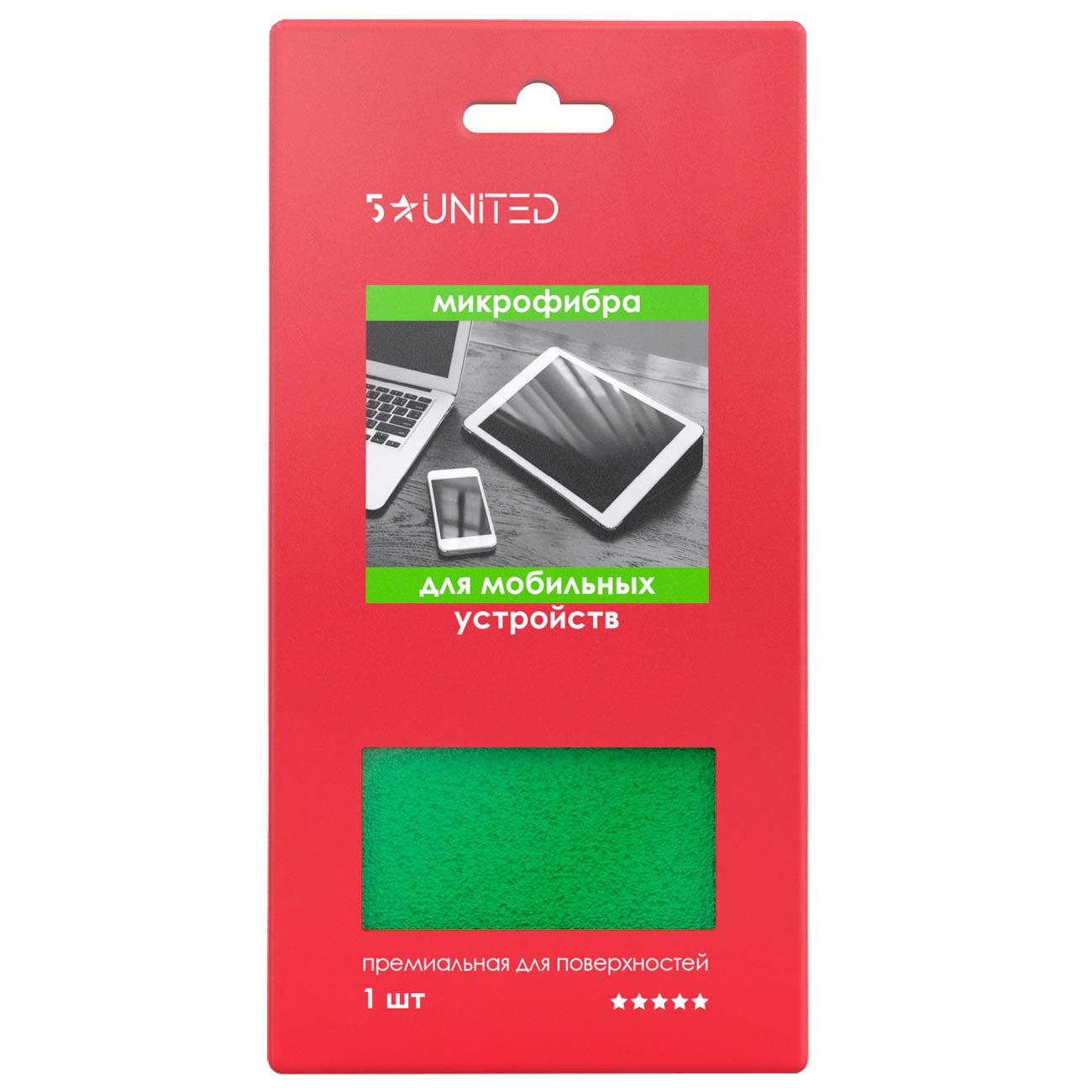 Чистящее средство для ТВ 5 Star United 506 из микрофибры 15х15см